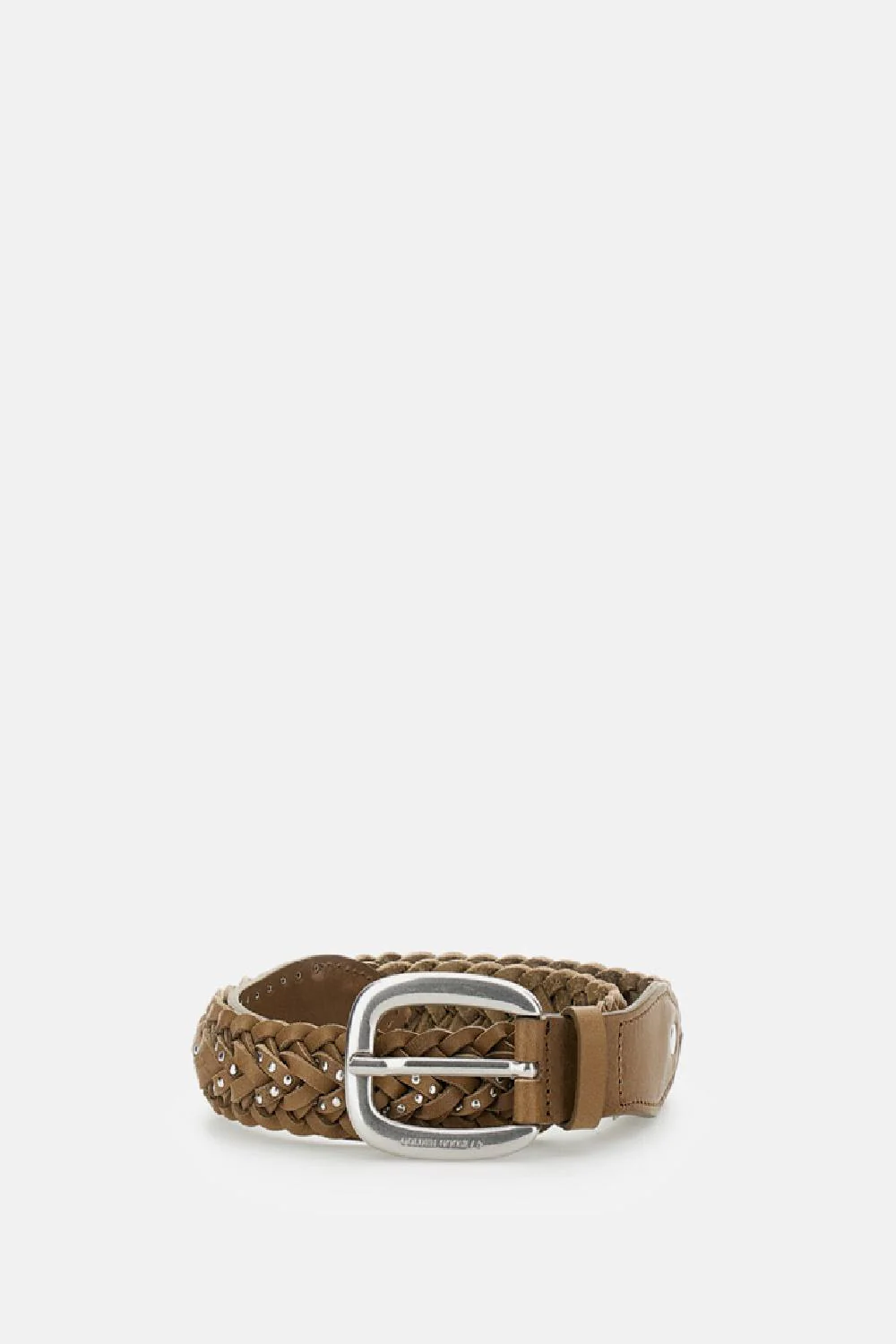 CINTURA HOUSTON IN PELLE INTRECCIATA