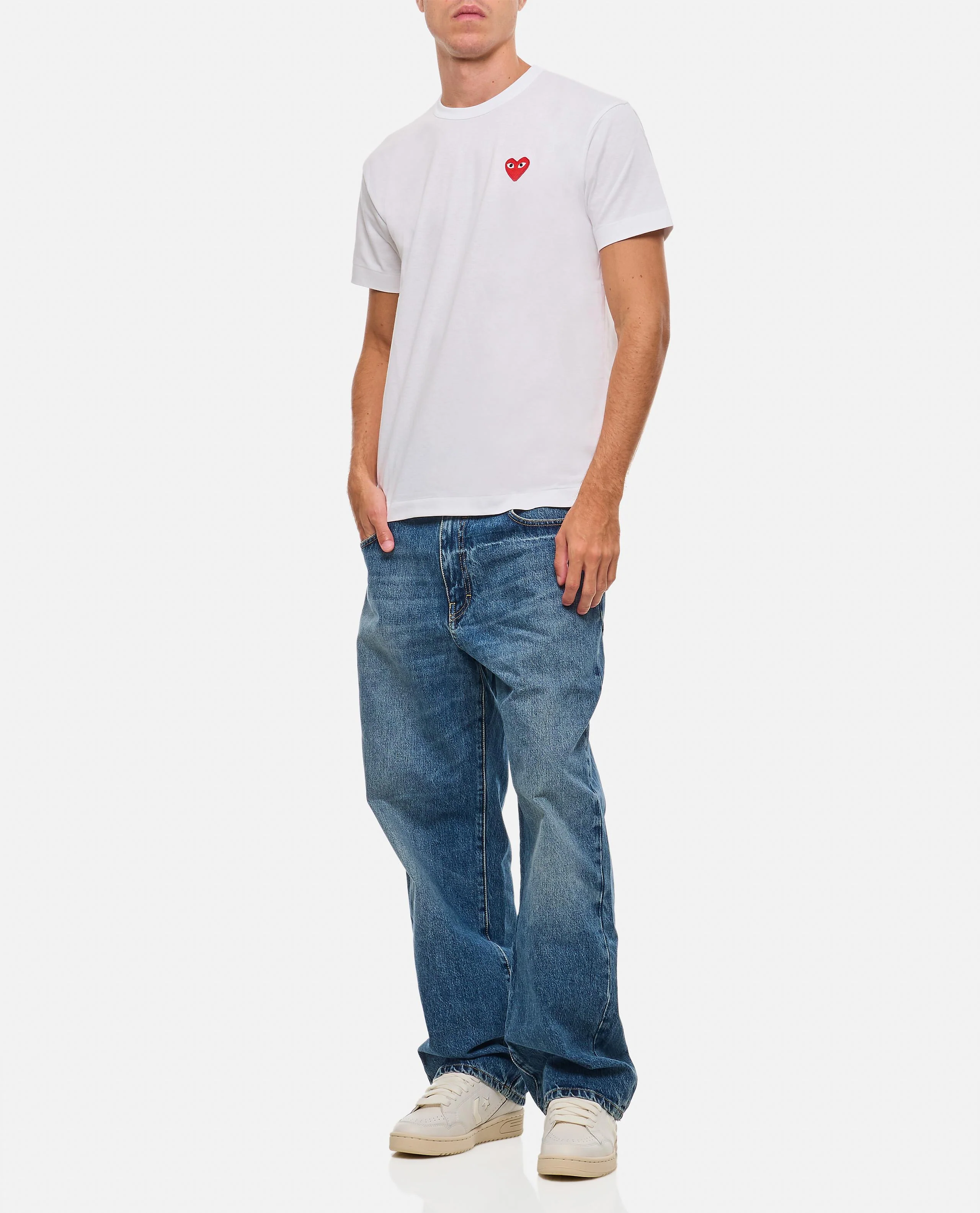 T-SHIRT BIANCA CON LOGO - Image 2
