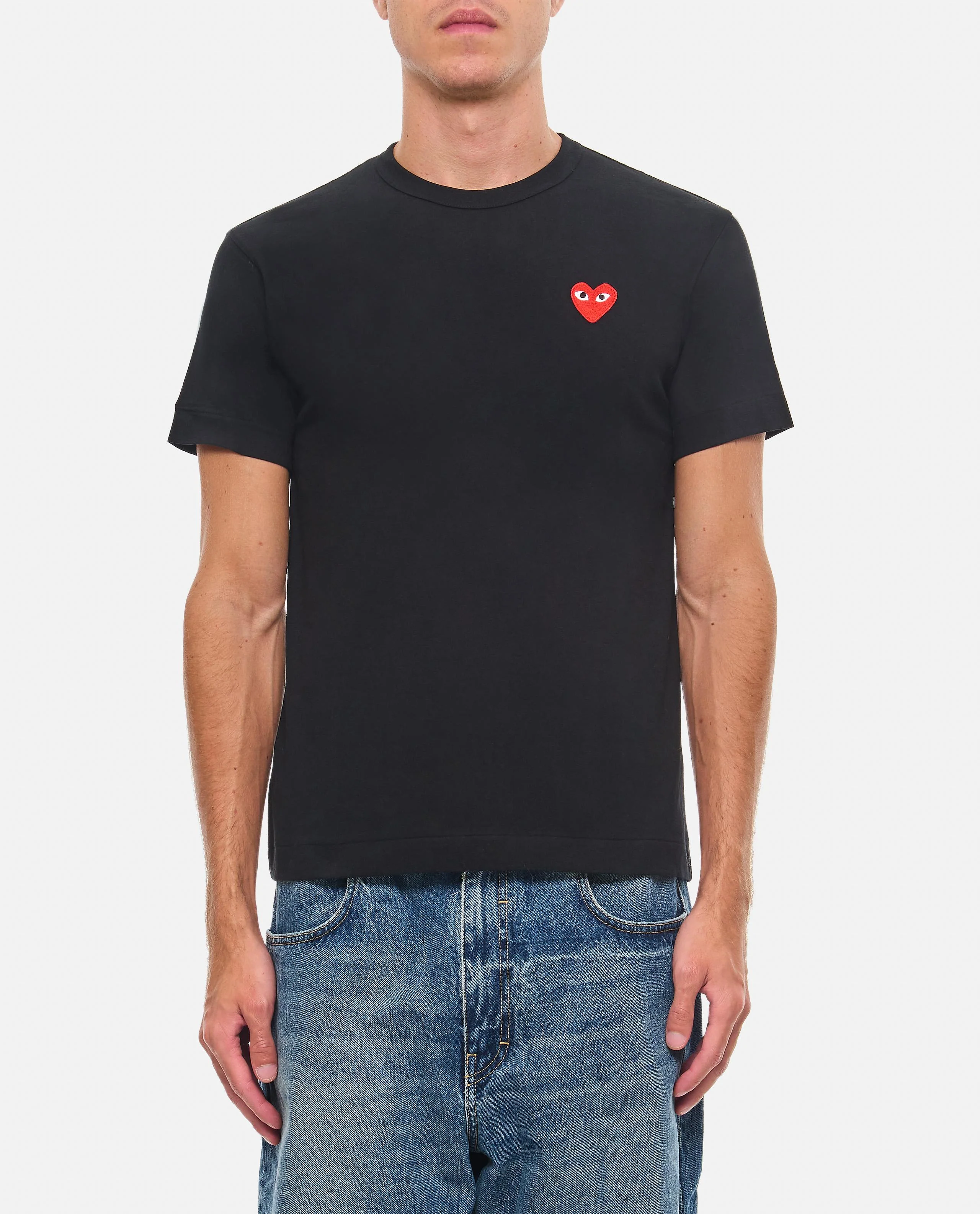 T-SHIRT NERA CON LOGO UNISEX