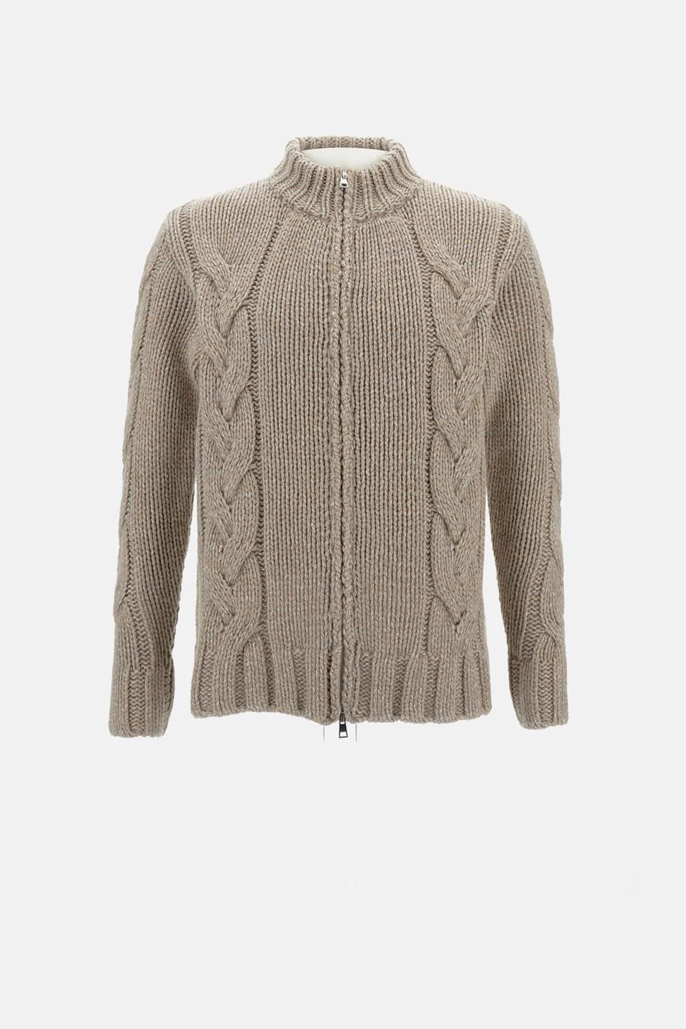 MAGLIONE IN CASHMERE CON ZIP