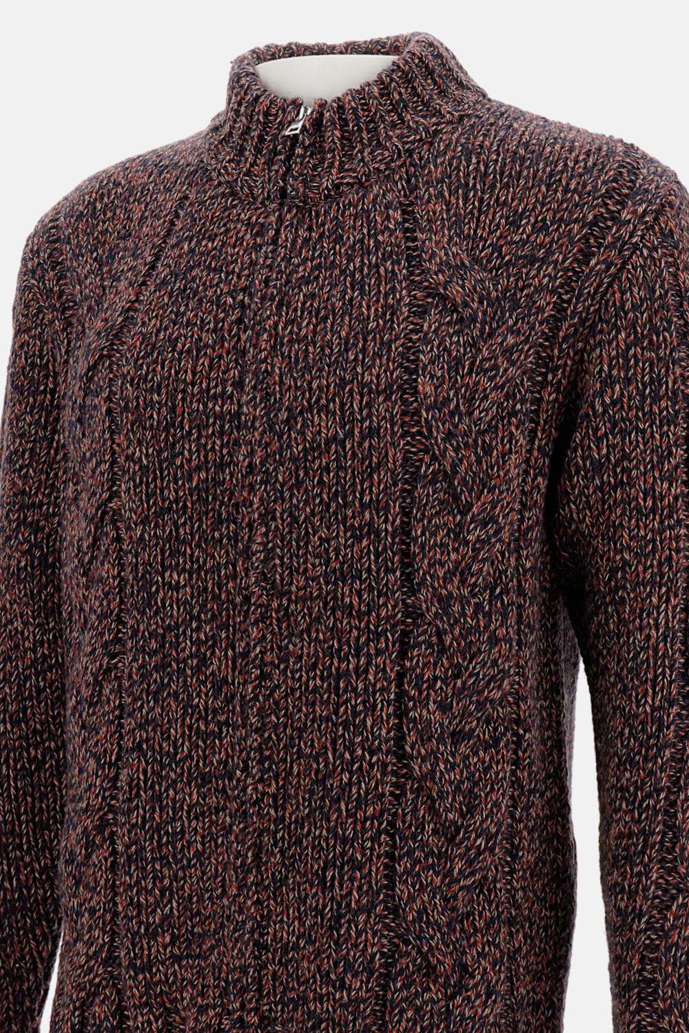 MAGLIONE IN CASHMERE CON ZIP - Image 3