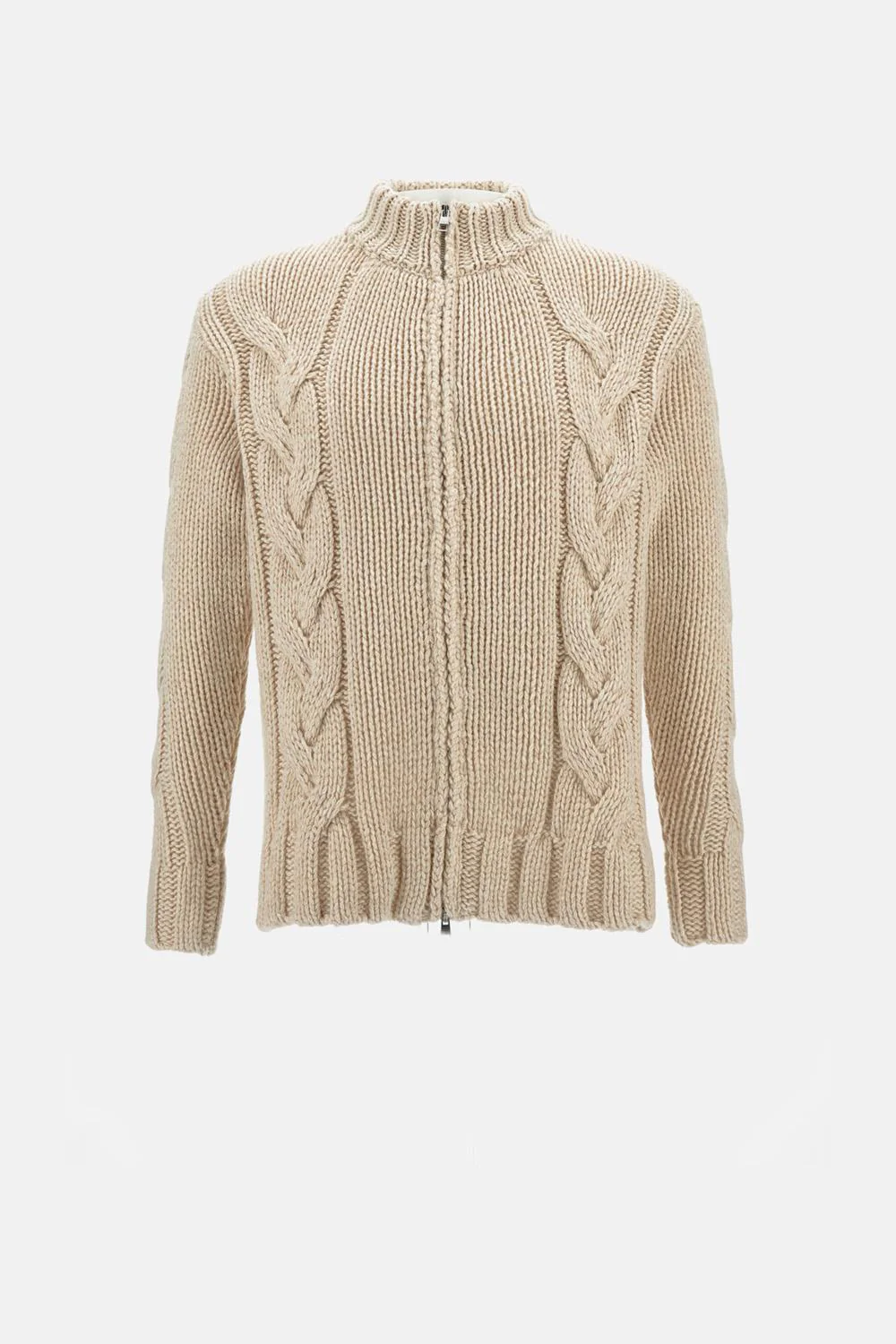 MAGLIONE IN CASHMERE CON ZIP