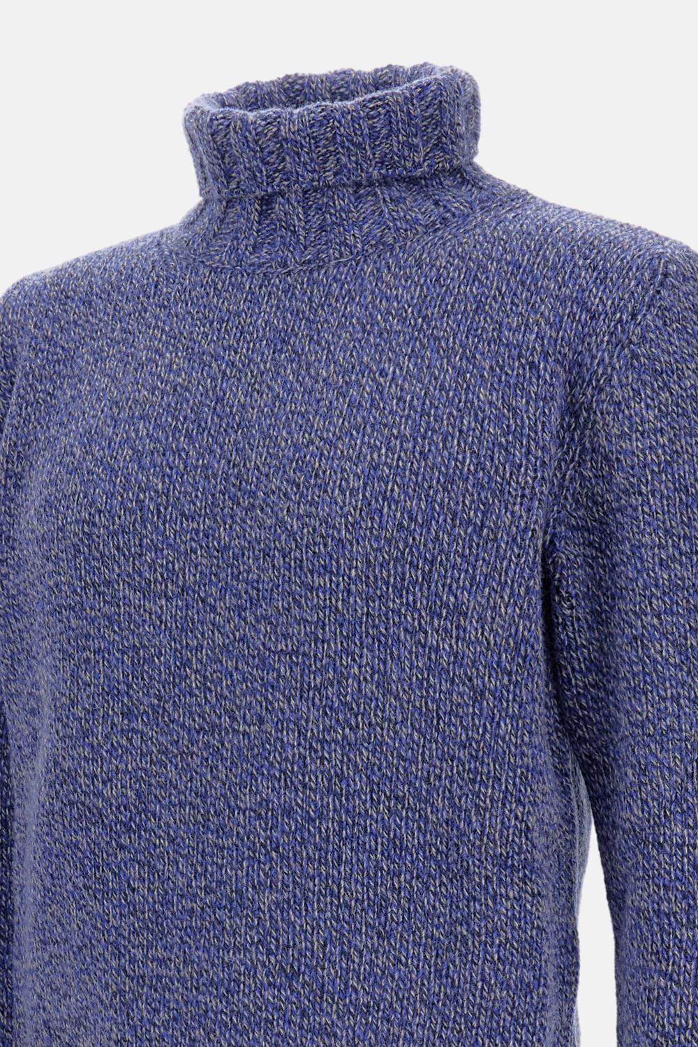 MAGLIONE IN LANA A COLLO ALTO - Image 3