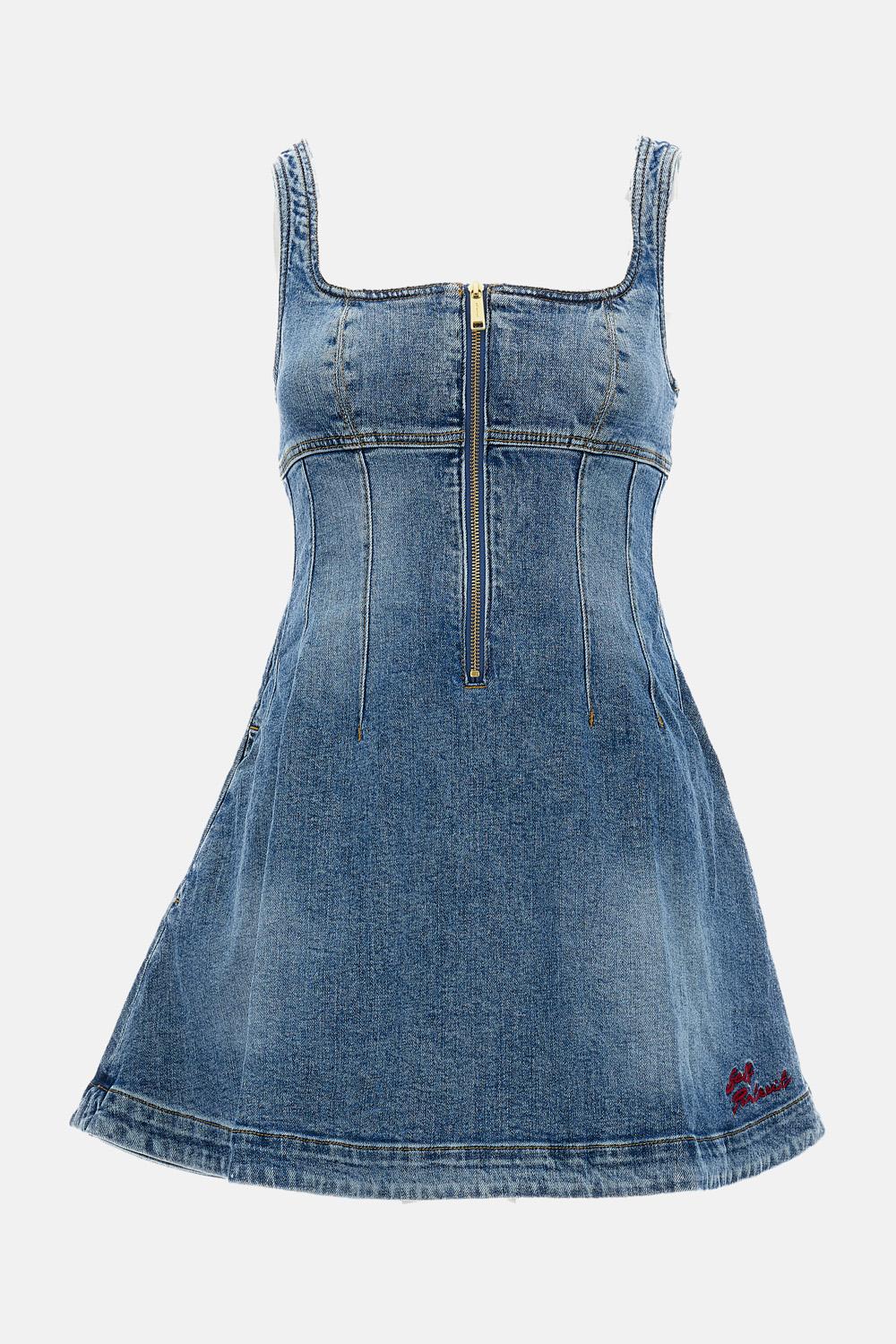 DENIM MINI DRESS