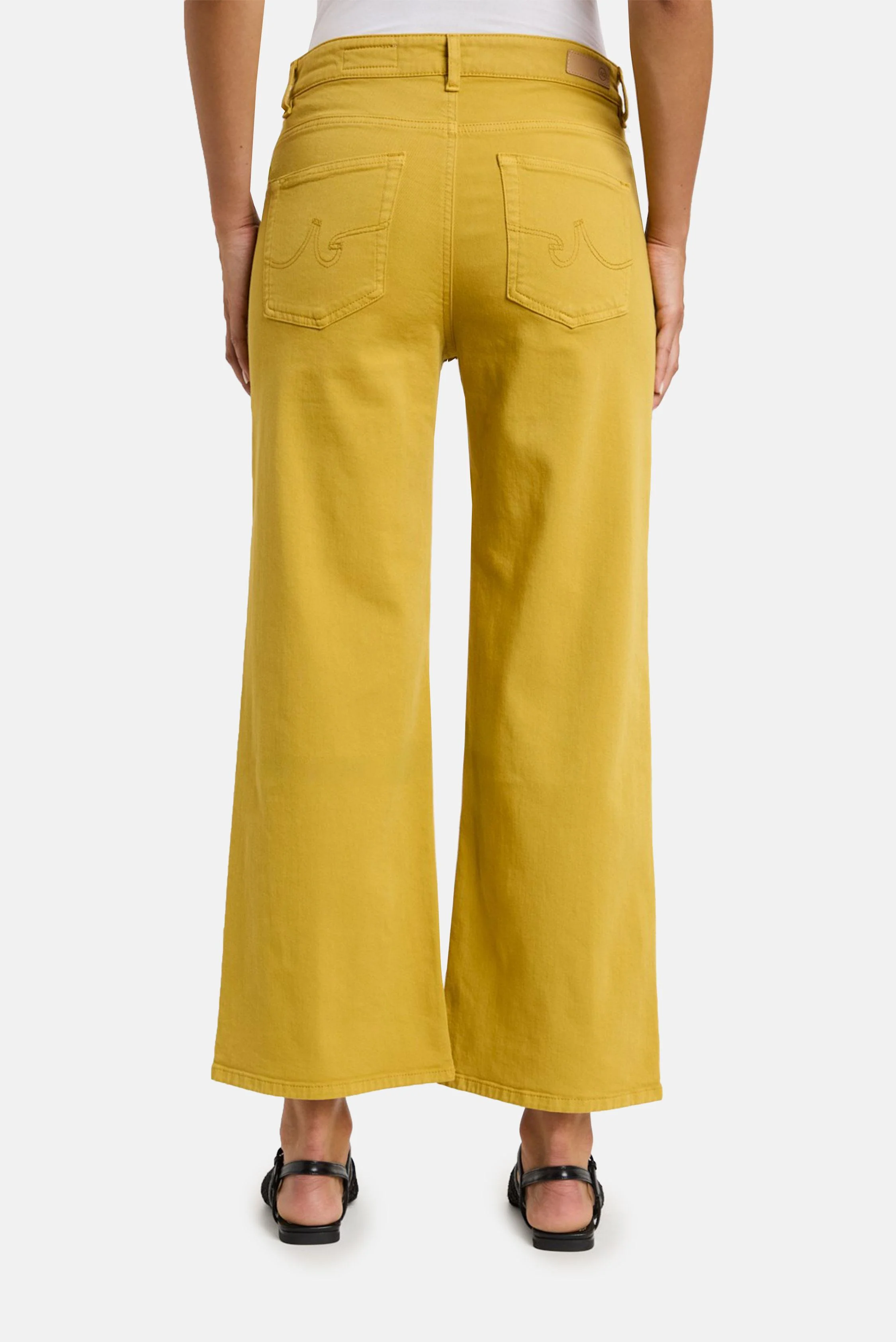 DENIM SAIGE WIDE LEG CROP - Image 3
