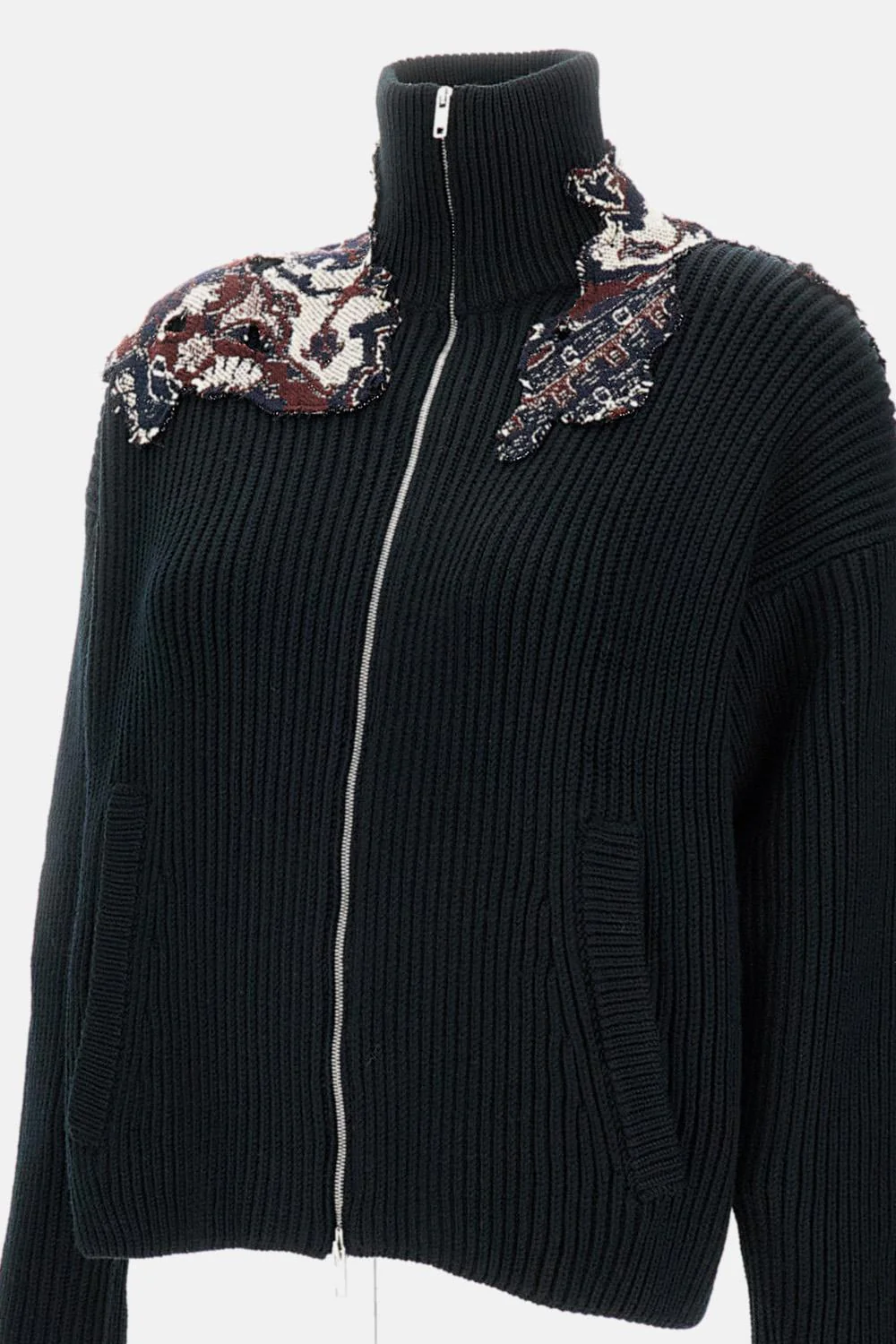 GIACCA BOMBER IN MAGLIA - Image 3