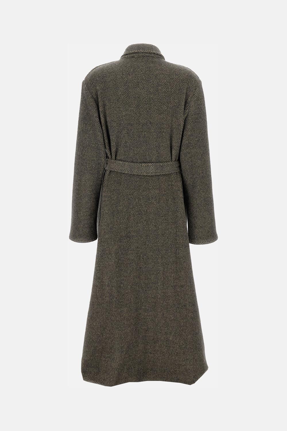 CAPPOTTO LUNGO CON TASCHE - Image 3