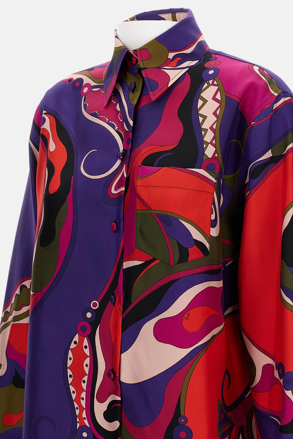 CAMICIA IN TWILL DI SETA - Image 3