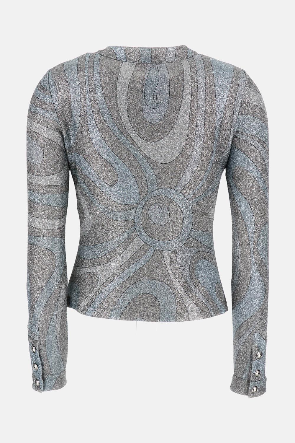 CARDIGAN IN  JERSEY LAME' - Image 2