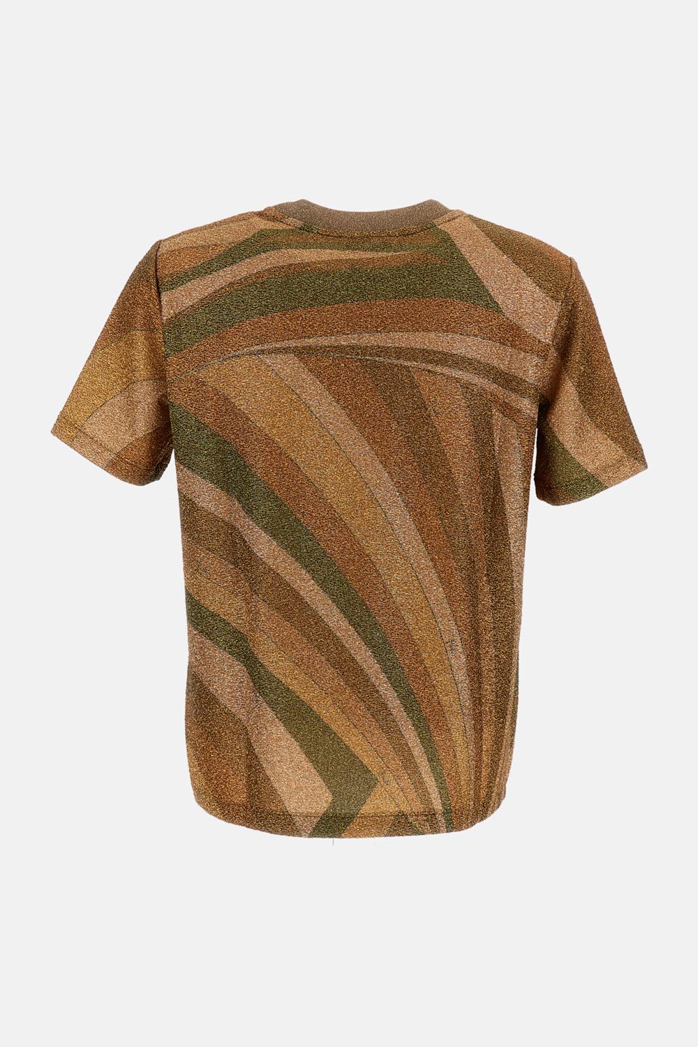 T-SHIRT IN JERSEY LAME' - Image 2