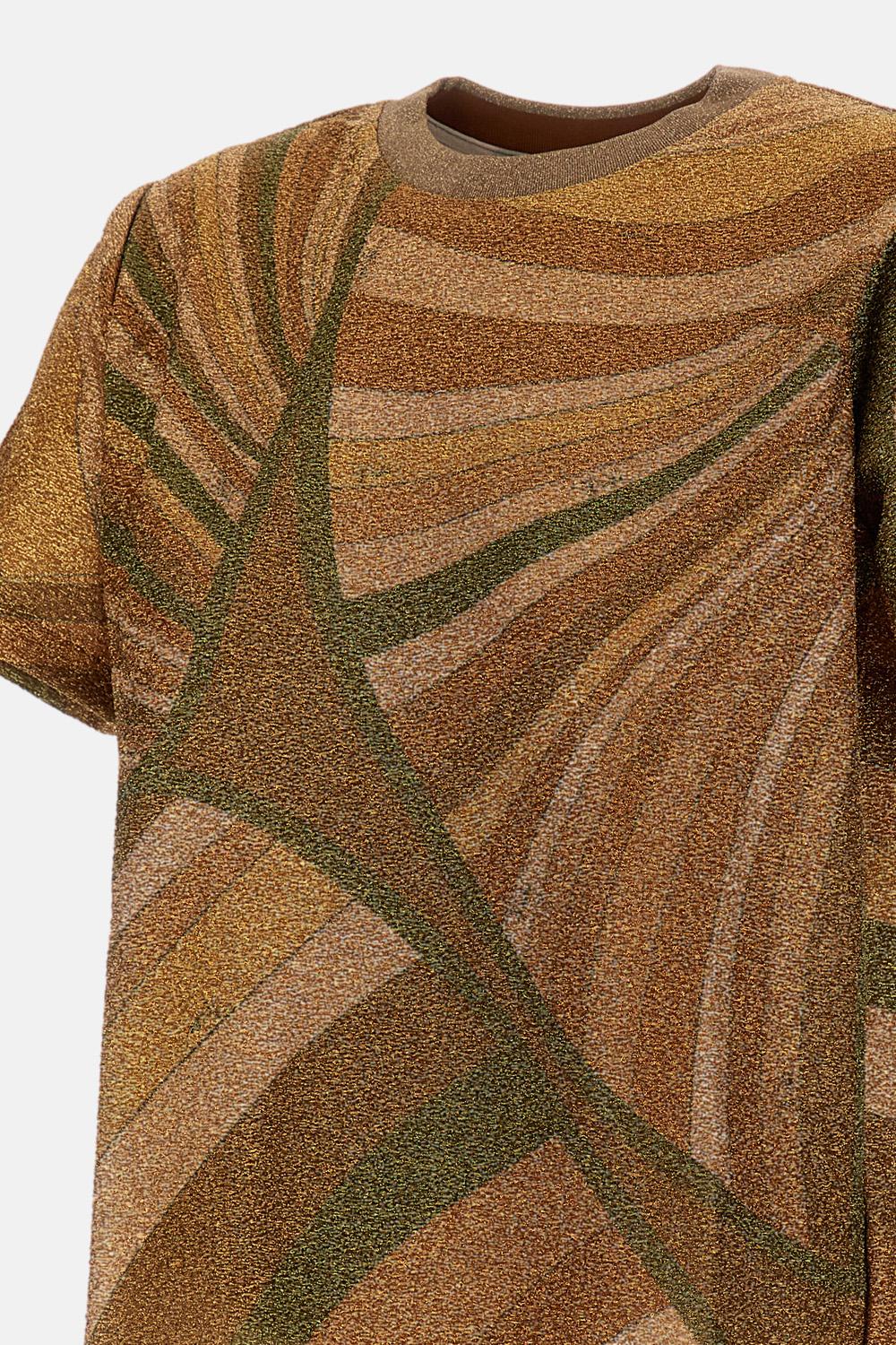 T-SHIRT IN JERSEY LAME' - Image 3