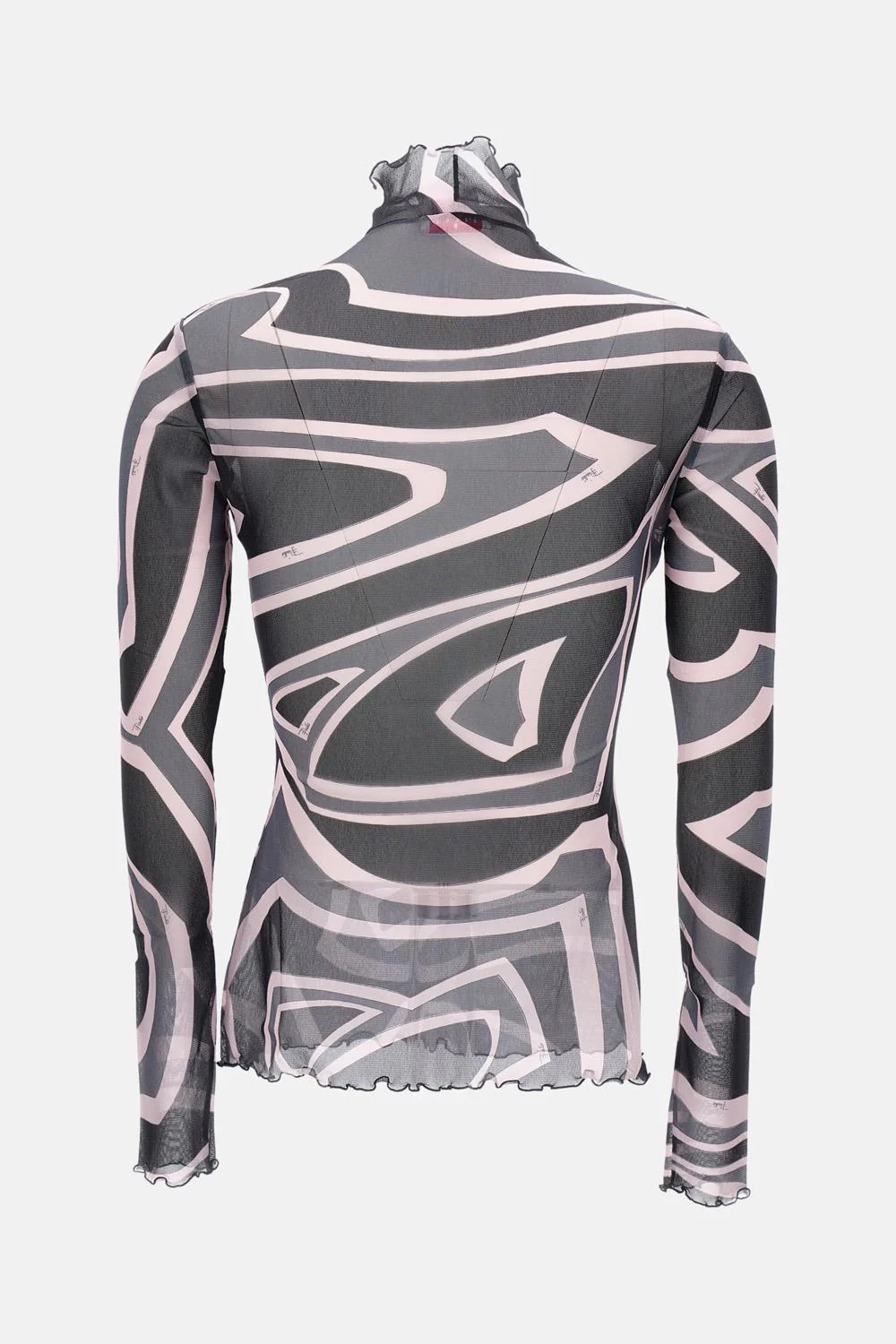 TOP MANICHE LUNGHE IN TULLE - Image 2