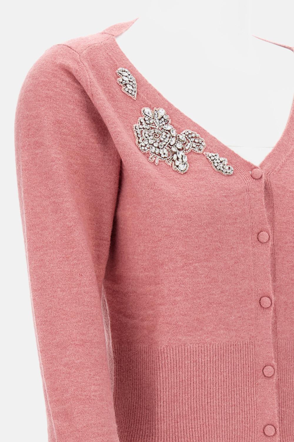 CARDIGAN SCOLLO A V - Image 3
