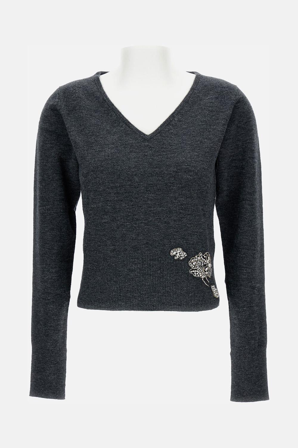 MAGLIA SCOLLO A V