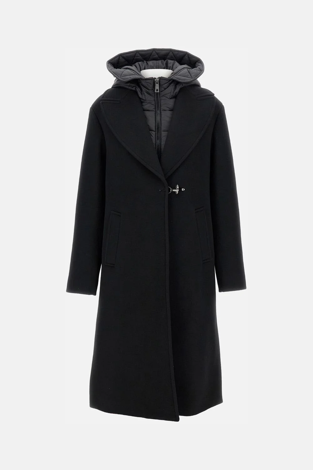 CAPPOTTO CON CAPPUCCIO IN NYLON