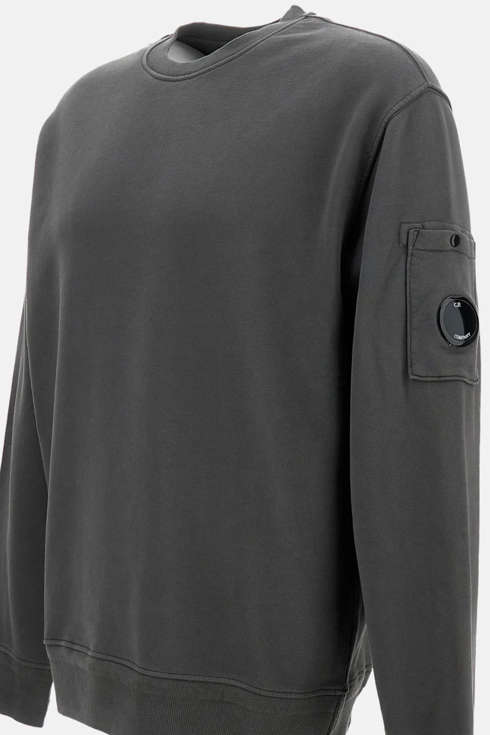 FELPA GIROCOLLO IN COTONE DIAGONAL FLEECE CON LENTE - Image 3