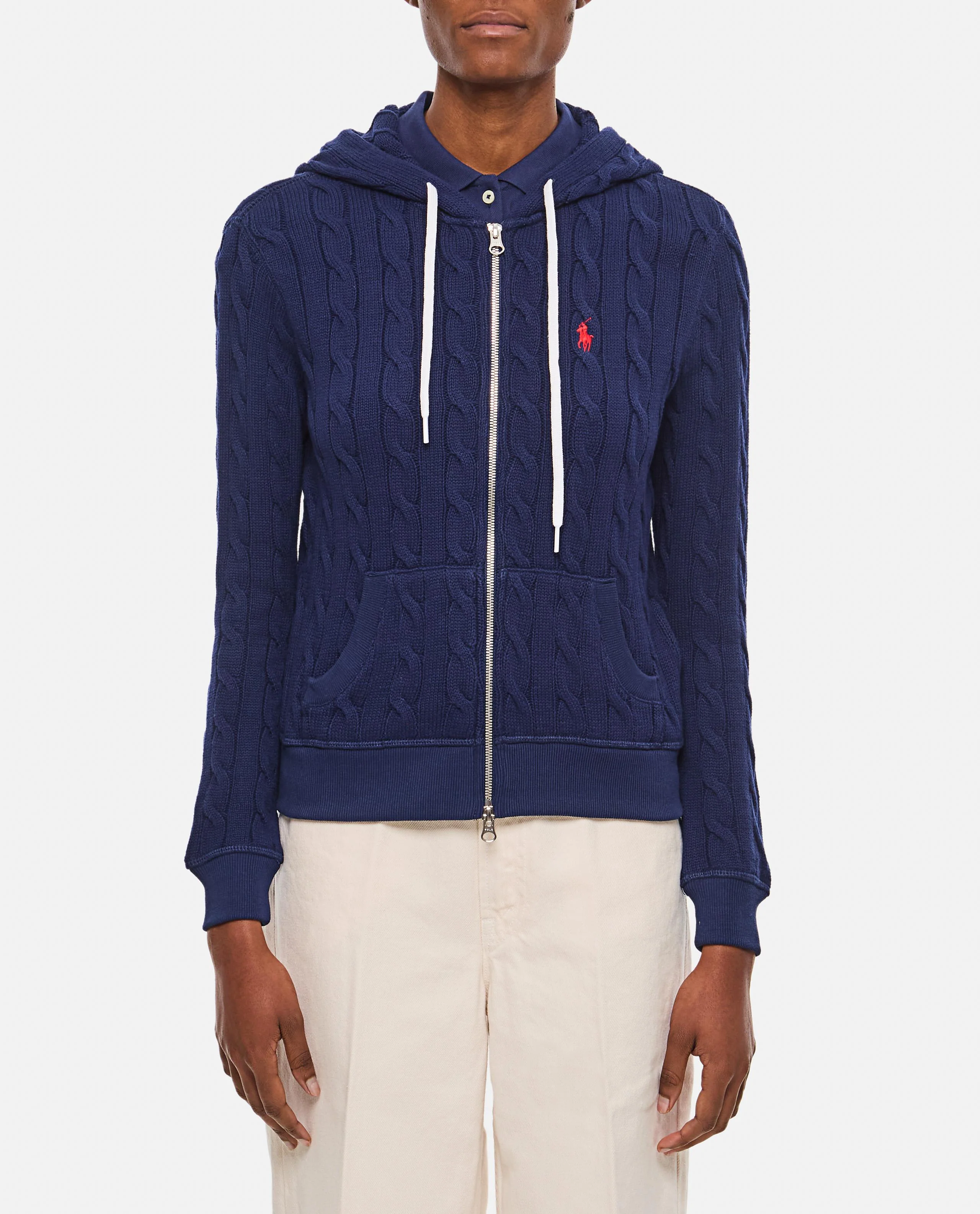FELPA IN MAGLIA CON ZIP
