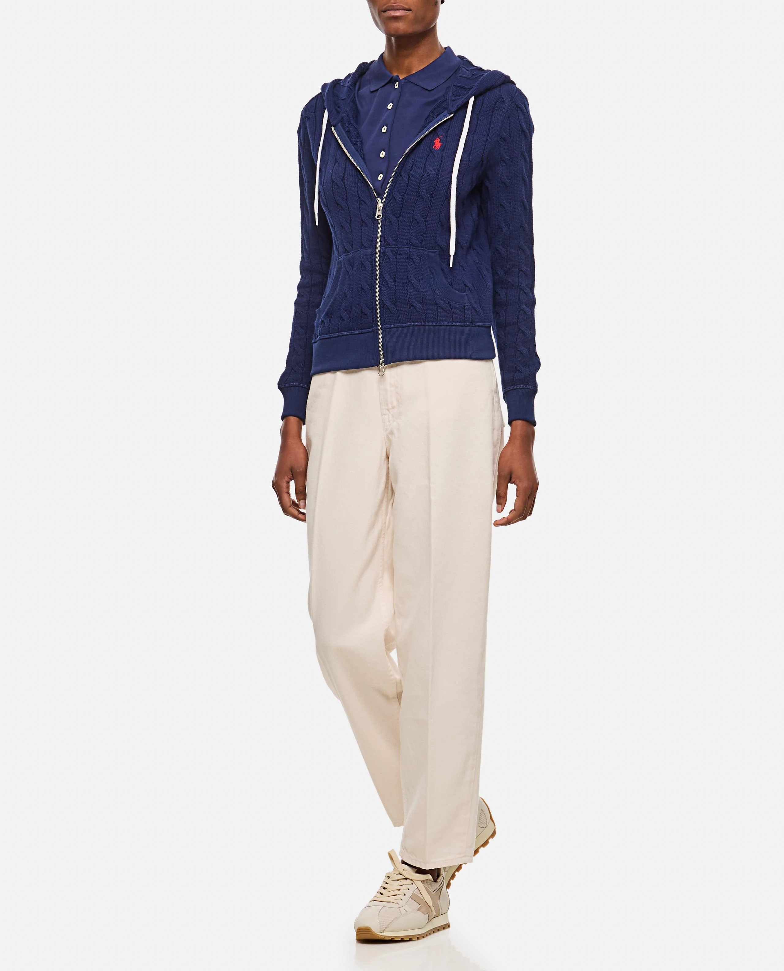 FELPA IN MAGLIA CON ZIP - Image 2