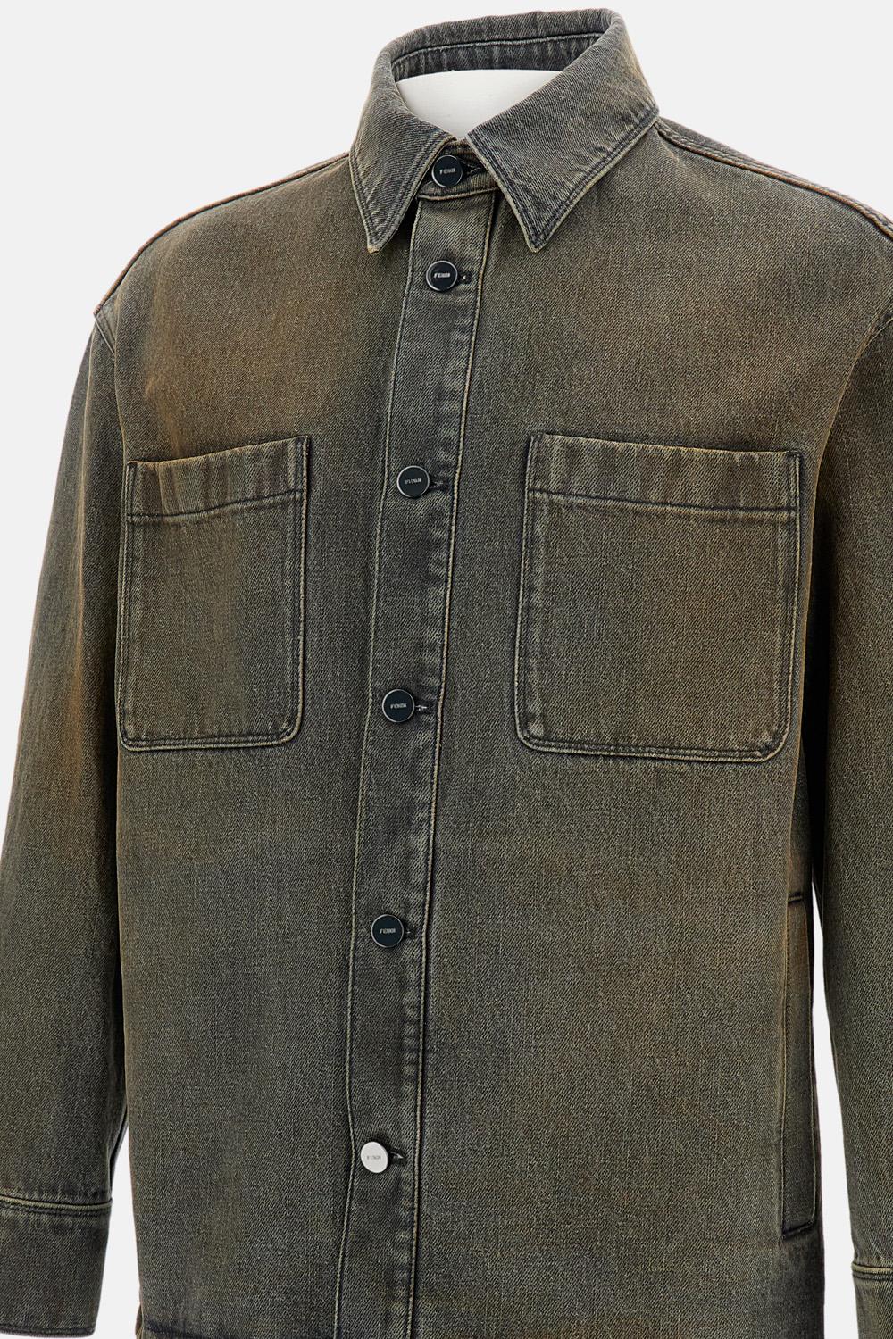 CAMICIA IN COTONE PESANTE - Image 3