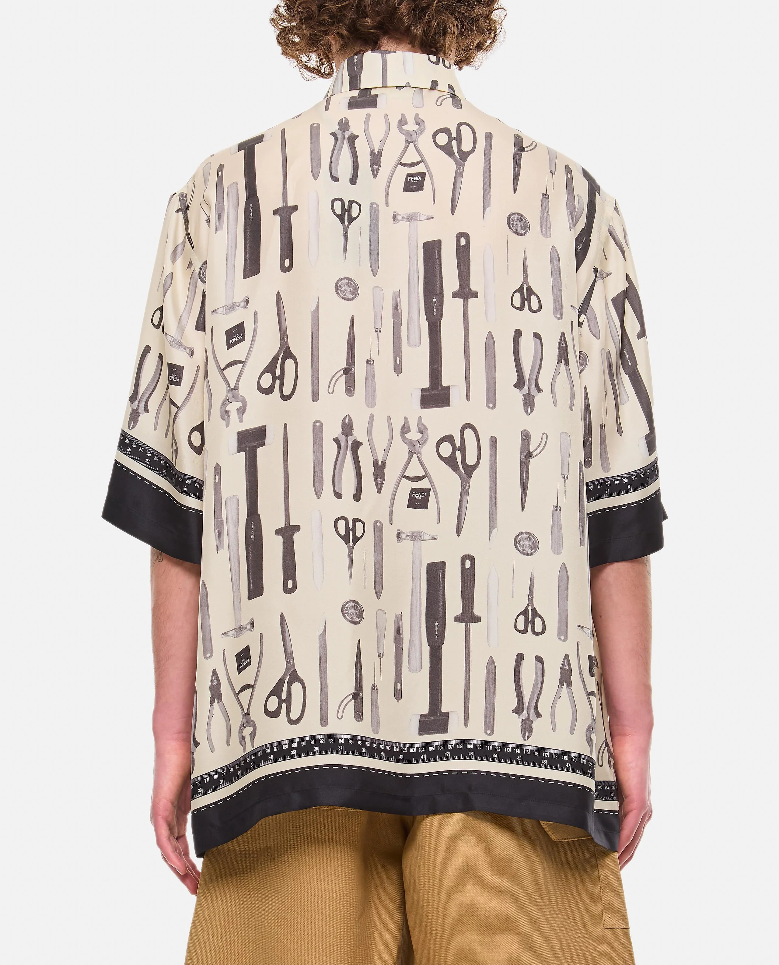 CAMICIA IN SETA A MANICHE CORTE - Image 3