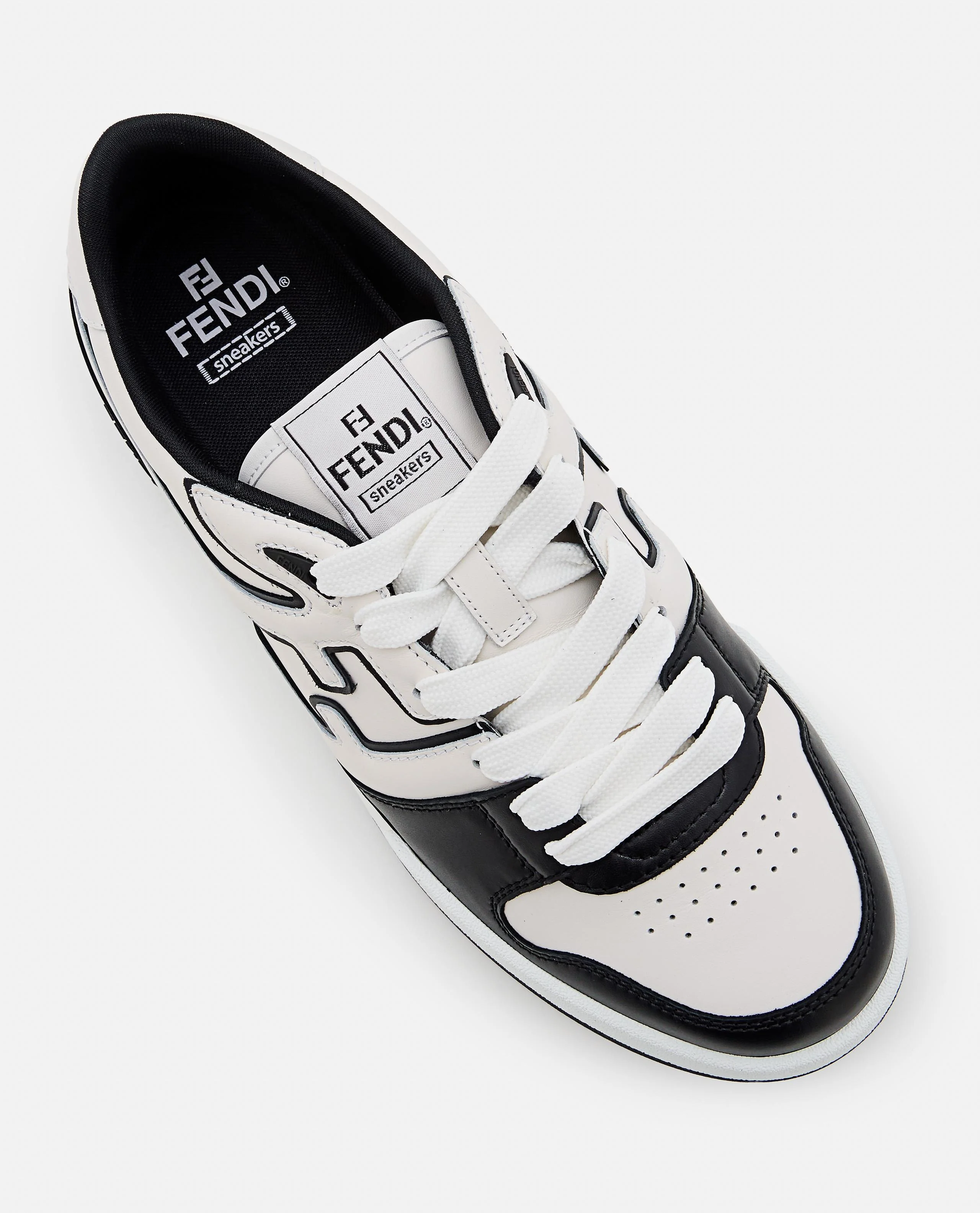 SNEAKER FENDI MATCH BIANCHE E NERE - Image 4