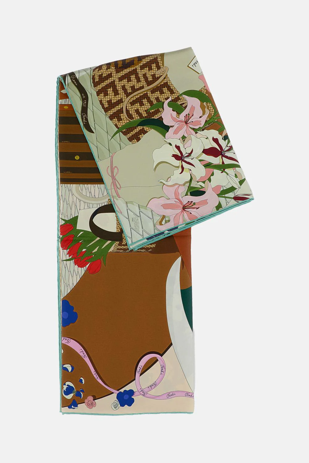 FOULARD STAMPA FENDI FLORIST