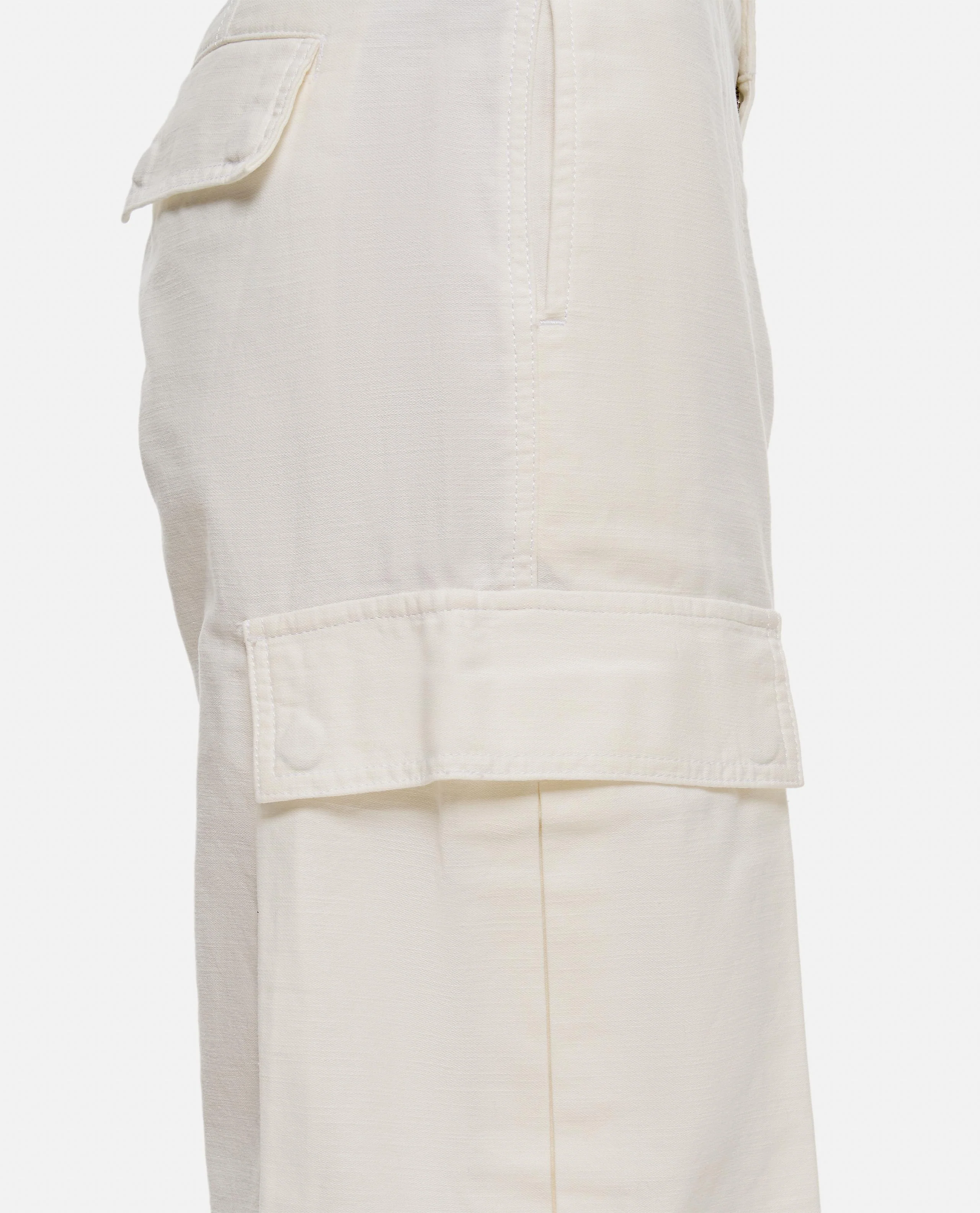 PANTALONI IN DENIM CARGO A GAMBA LARGA - Image 4