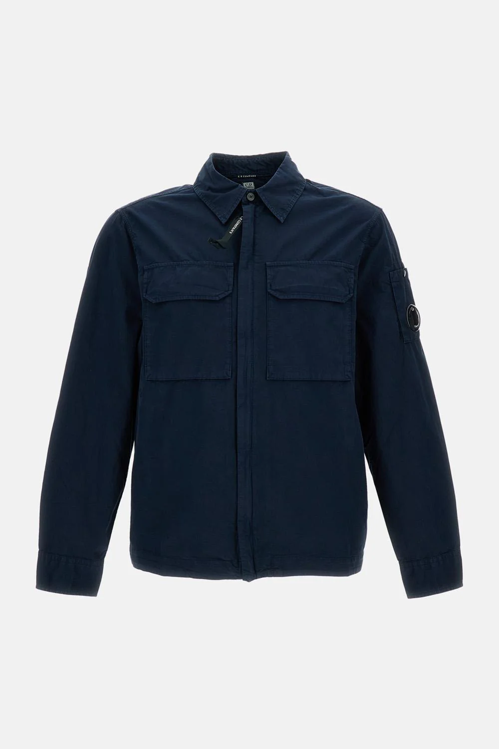 GIACCA/CAMICIA OVER CON ZIP IN GABARDINE ORGANICO