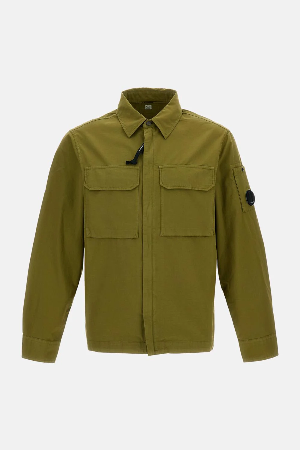 GIACCA/CAMICIA CON ZIP IN GABARDINE ORGANICO