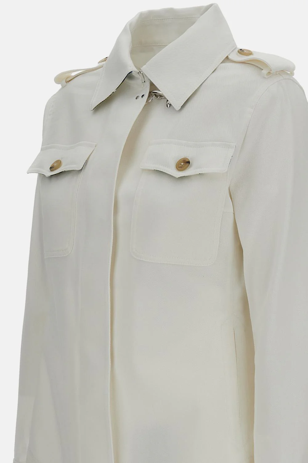 GIACCA CAMICIA IN DRILL DI COTONE - Image 3