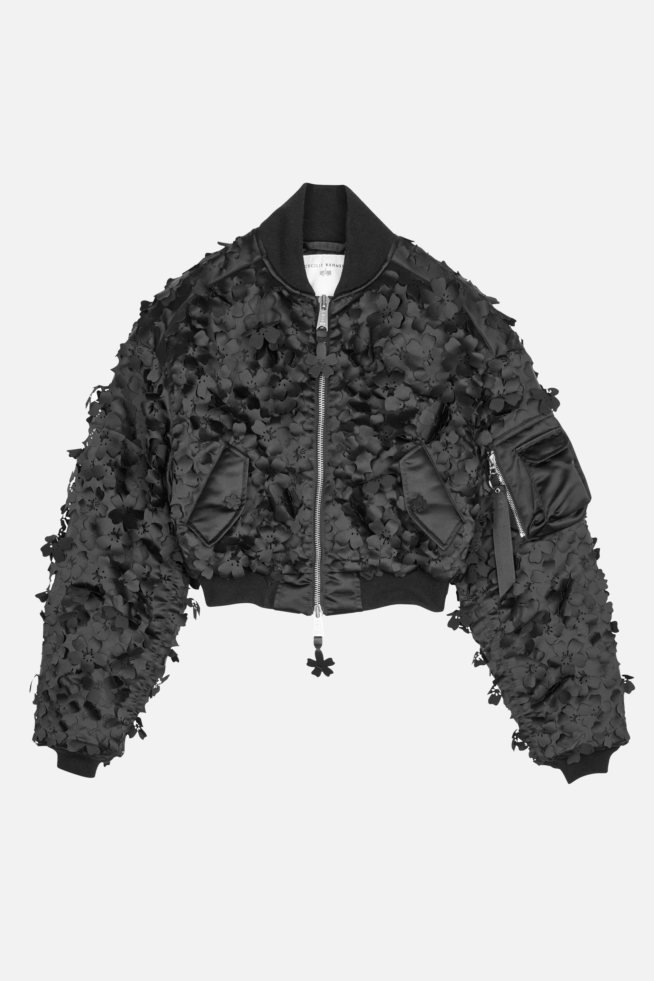 GIACCA CECILIE BAHNSEN X ALPHA INDUSTRIES LASER CUT NYLON