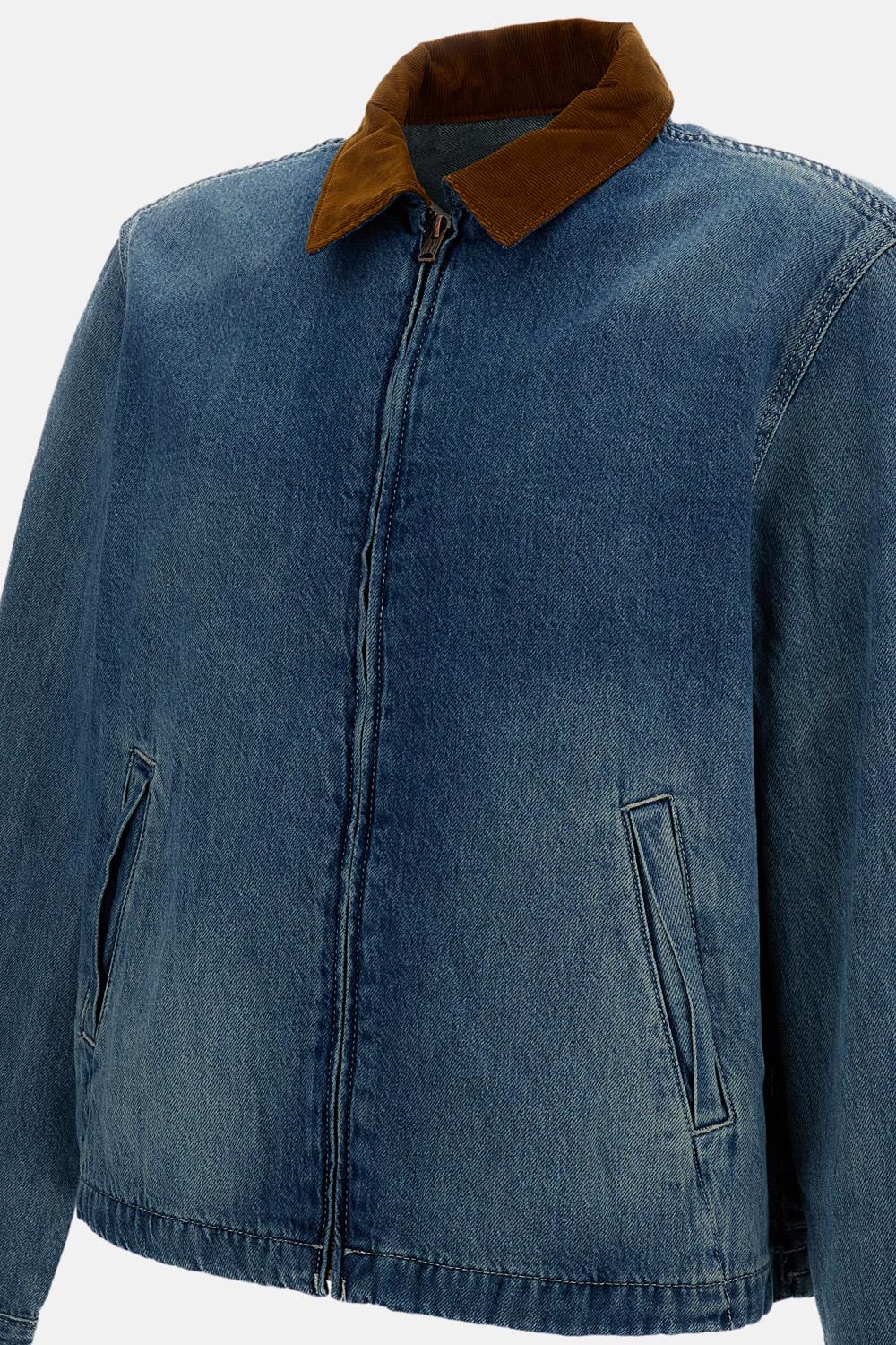 GIACCA DA LAVORO IN DENIM - Image 3