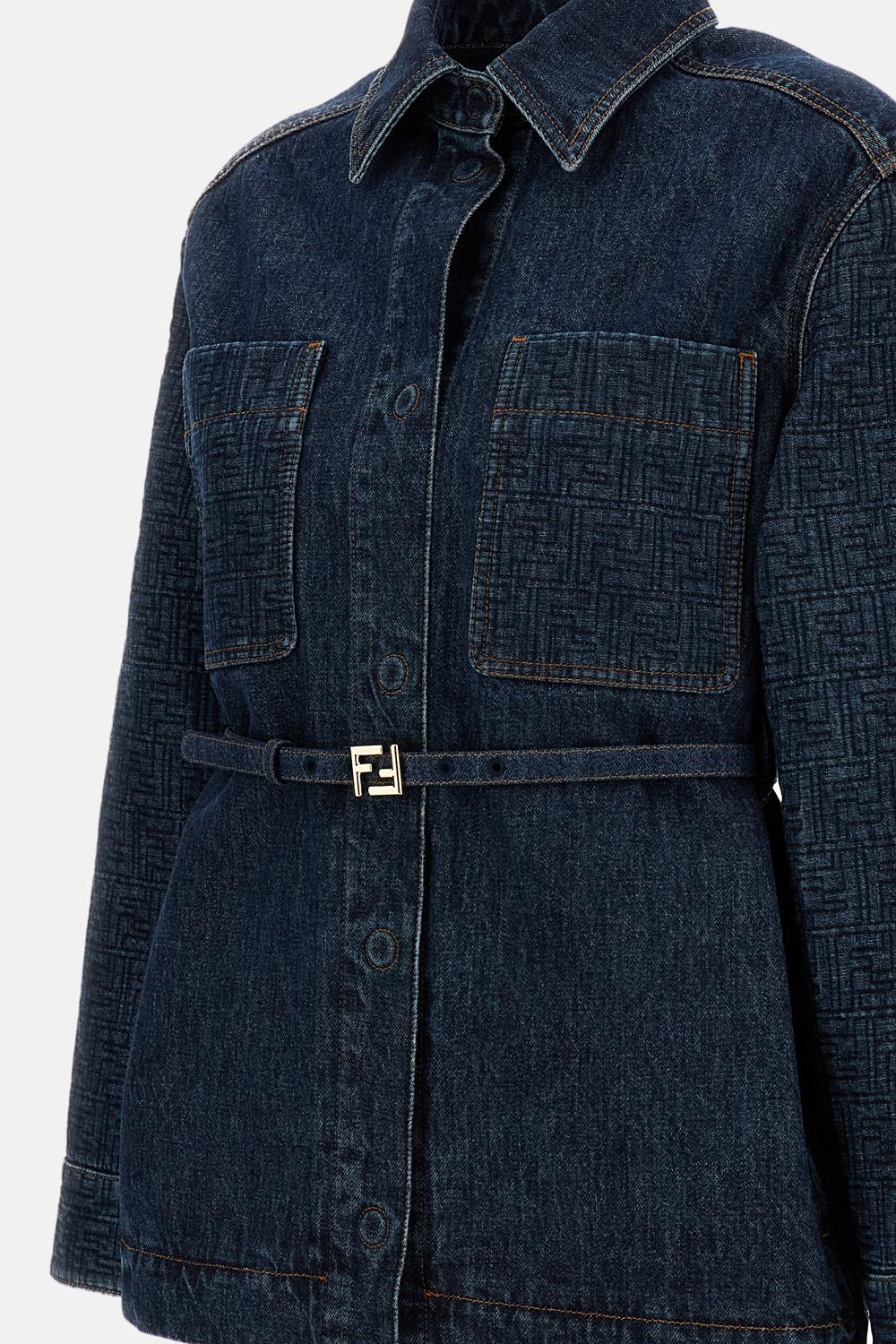 GIACCA IN DENIM IMBOTTITO FF - Image 3