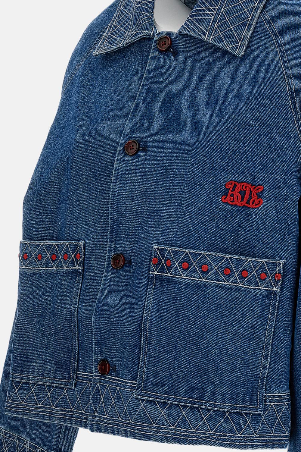 GIACCA IN DENIM RICAMATA - Image 3