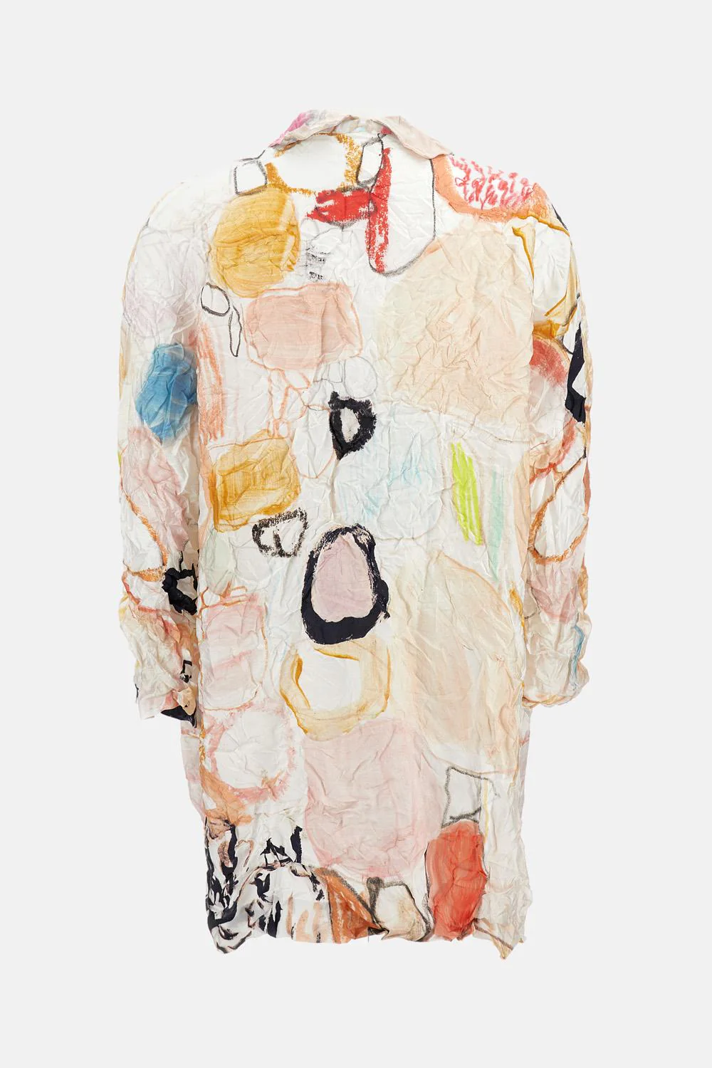 GIACCA KIMONO IN SETA STAMPATA