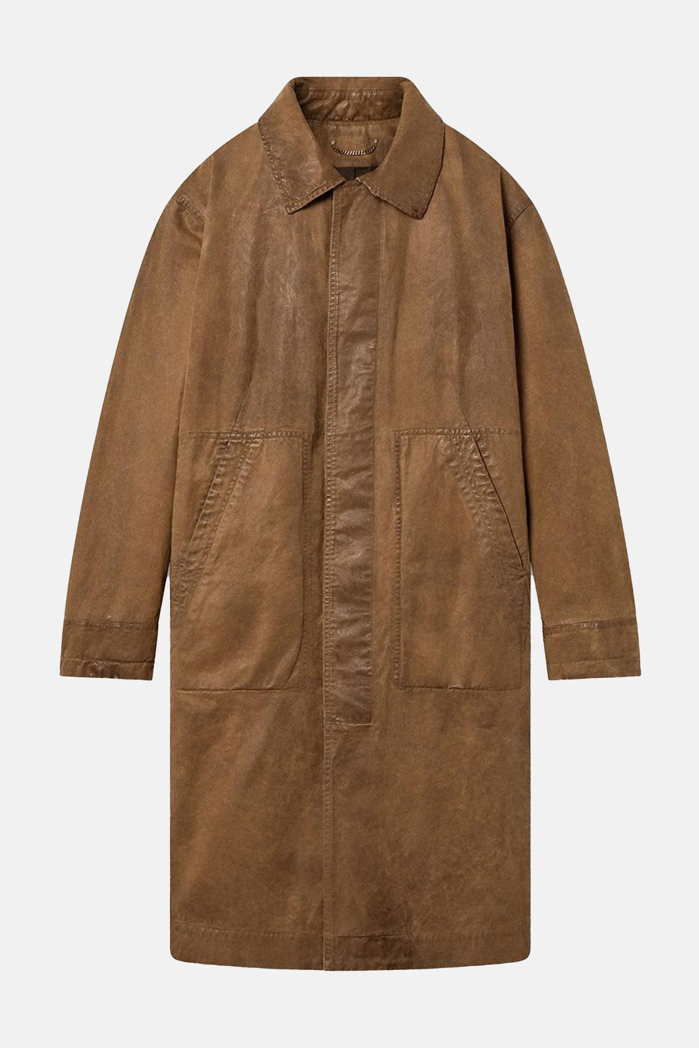 GIACCA TRENCH IN TWILL CERATO