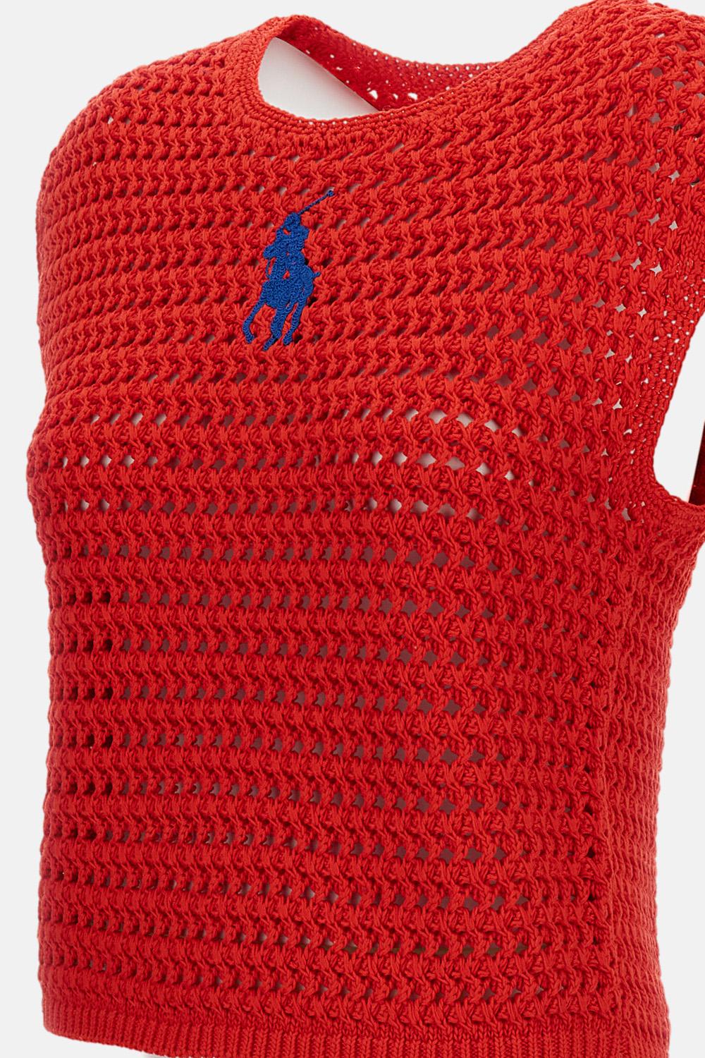 GILET IN COTONE ALL'UNCINETTO - Image 3