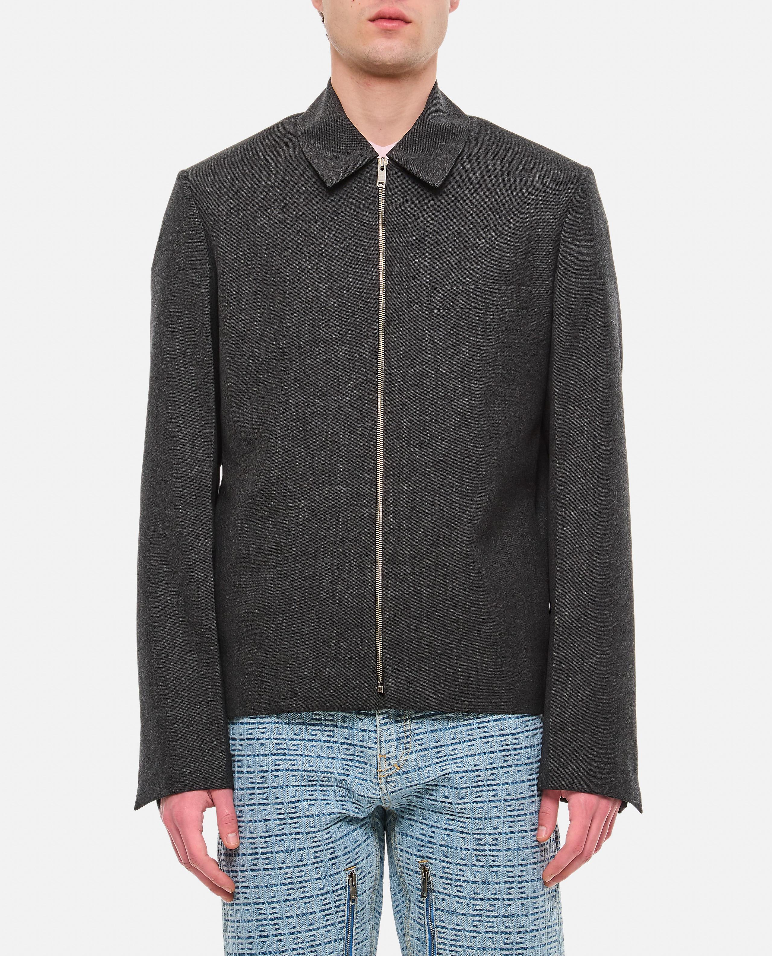 GIACCA STRUTTURATA CON ZIP