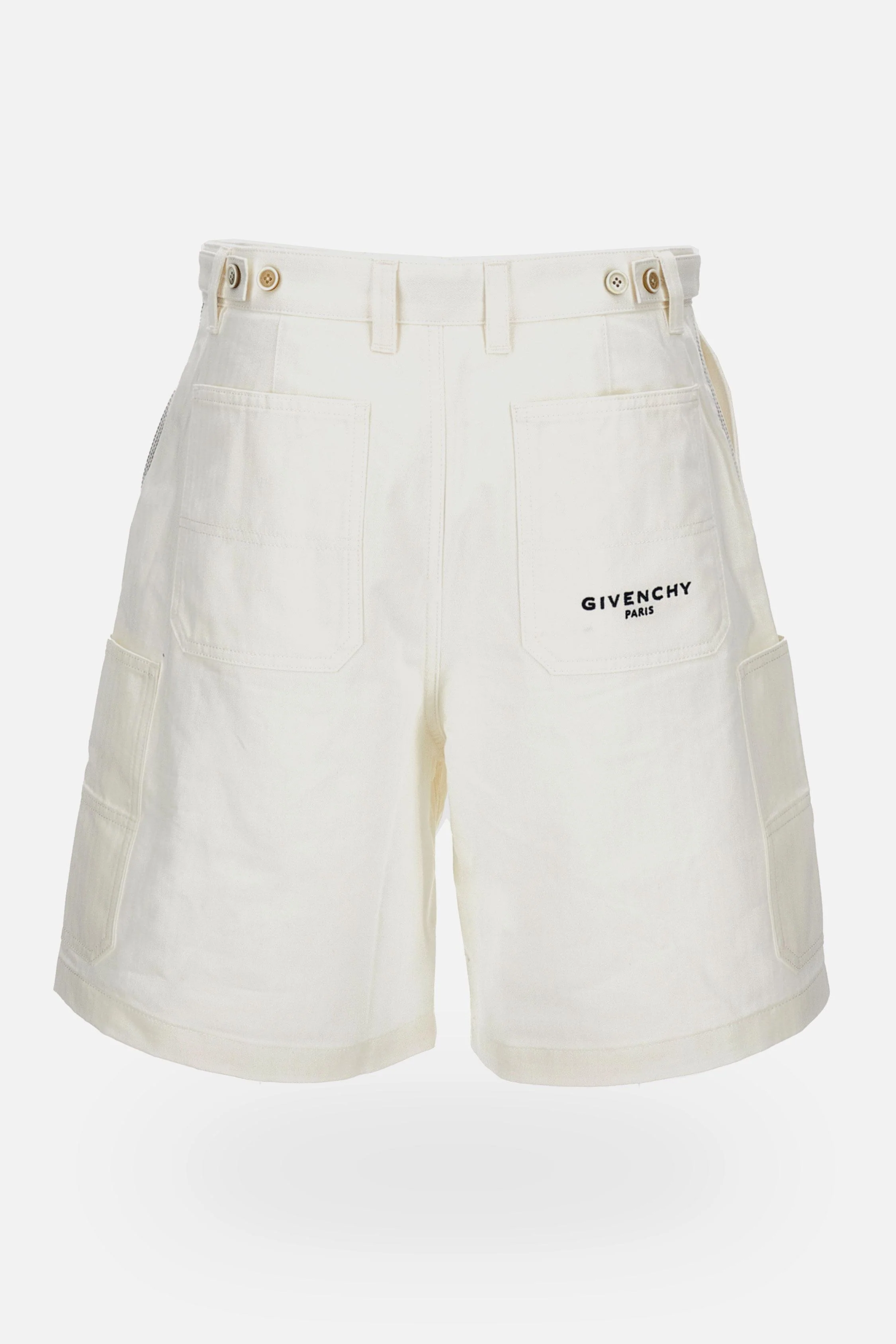 SHORTS IN DENIM CON TASCHE APPLICATE - Image 2