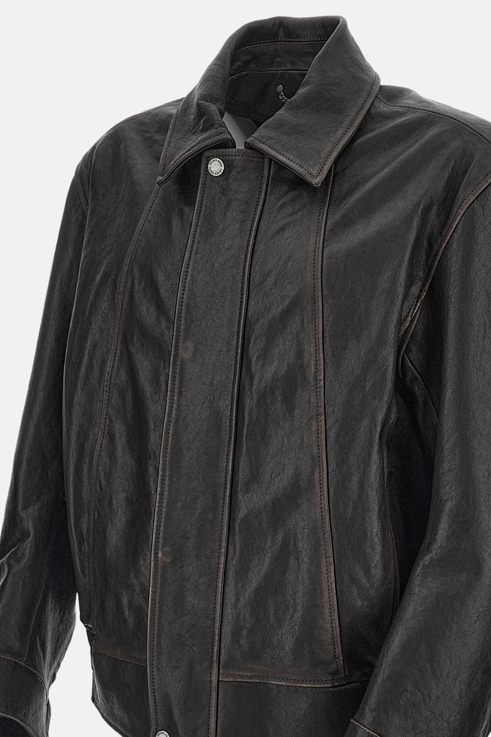 GIACCA BOMBER IN NAPPA - Image 3