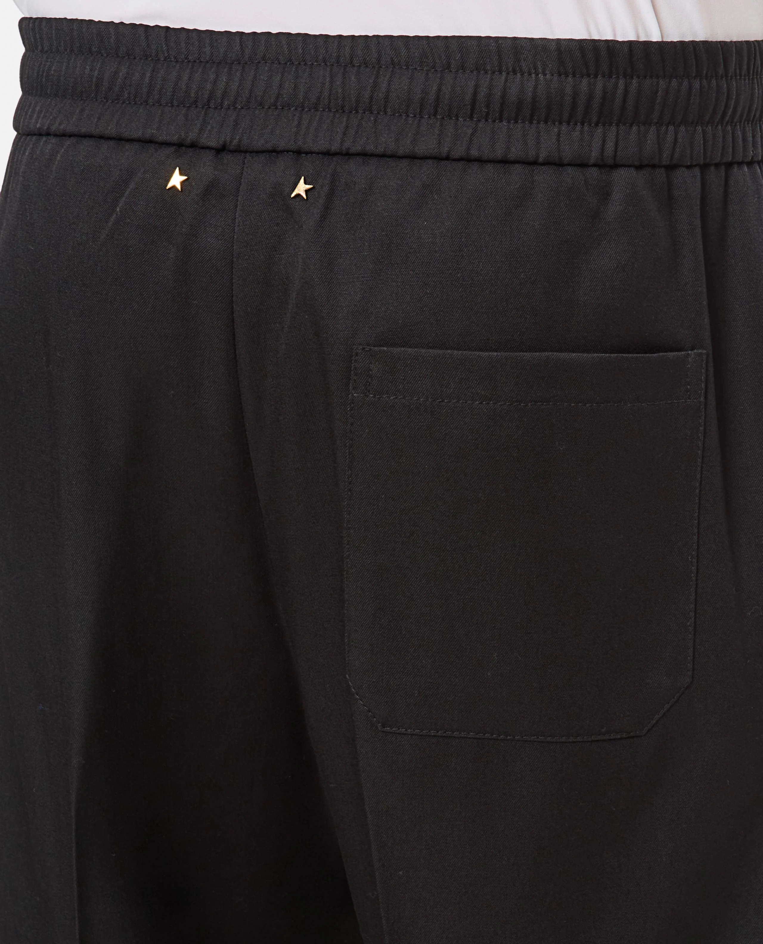 PANTALONE JOGGING IN LANA COLOR NERO - Image 4