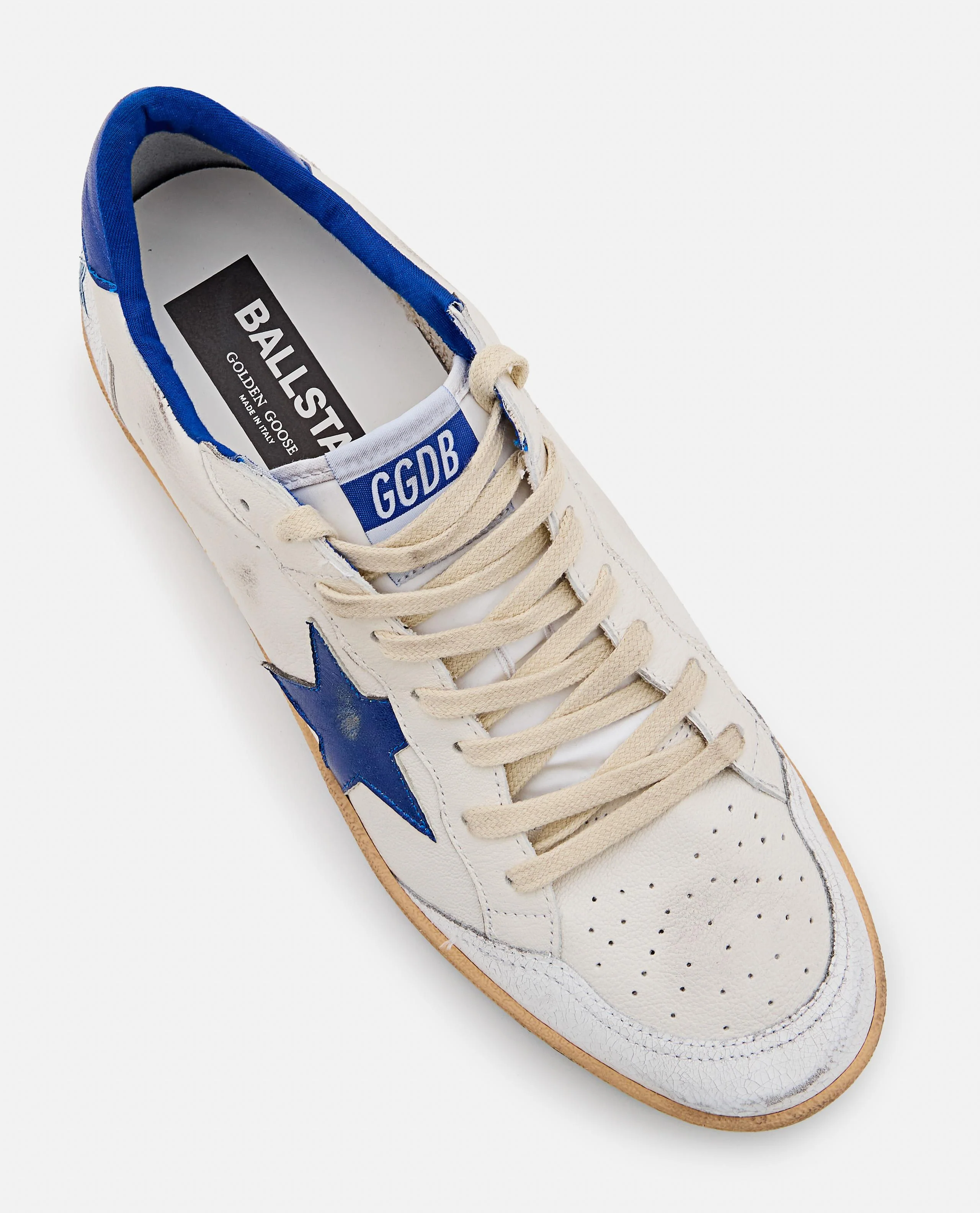 SNEAKERS BALLSTAR BIANCHE CON STELLA BLU - Image 4