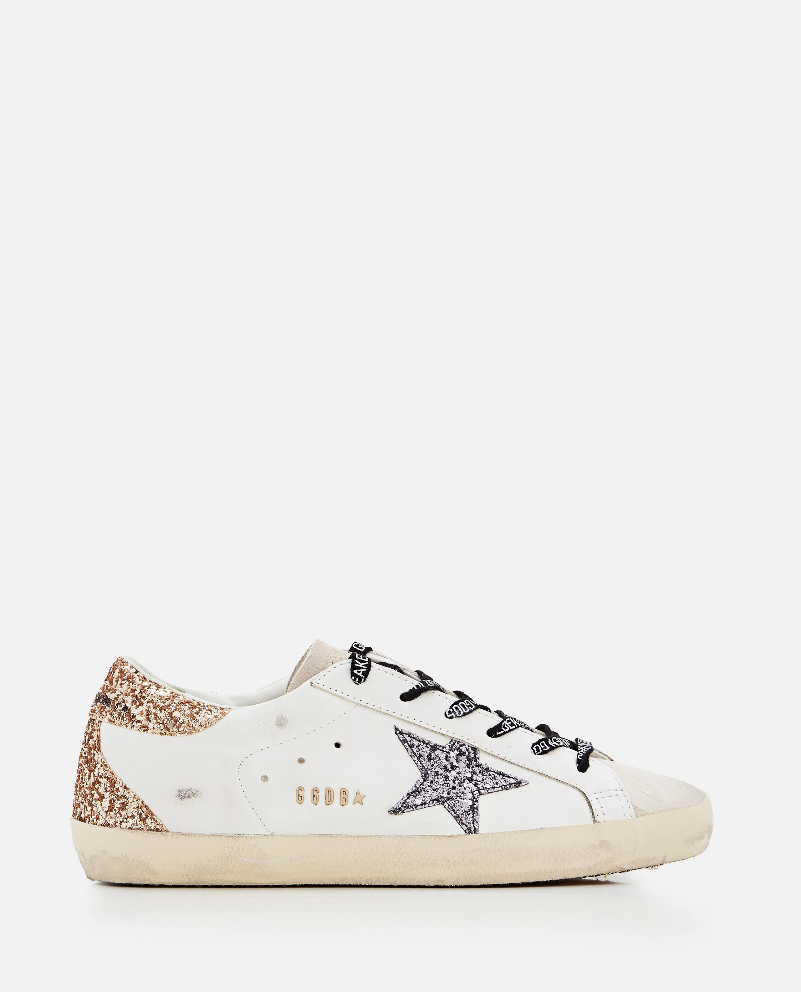 SNEAKERS SUPER STAR IN PELLE E GLITTER
