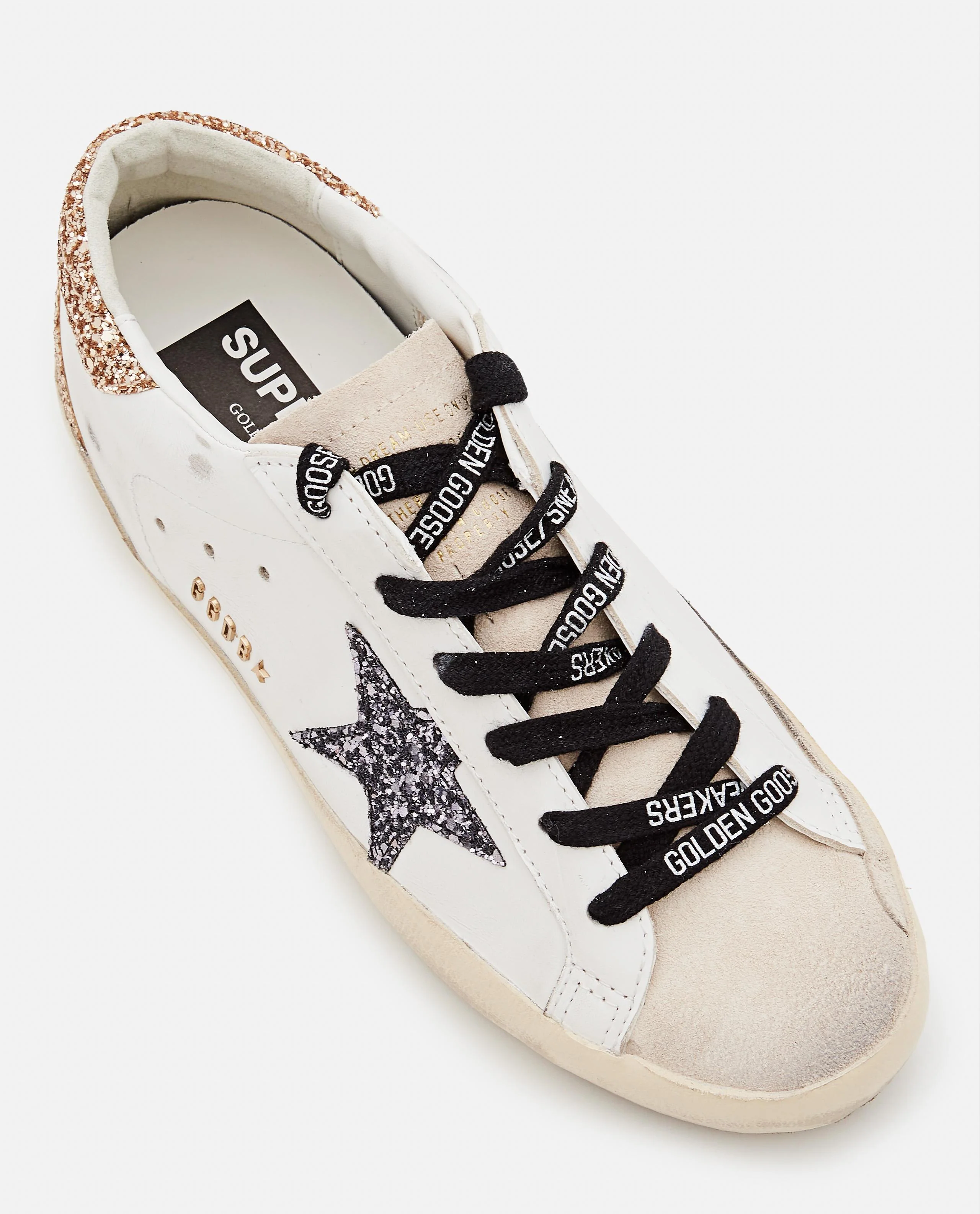 SNEAKERS SUPER STAR IN PELLE E GLITTER - Image 4