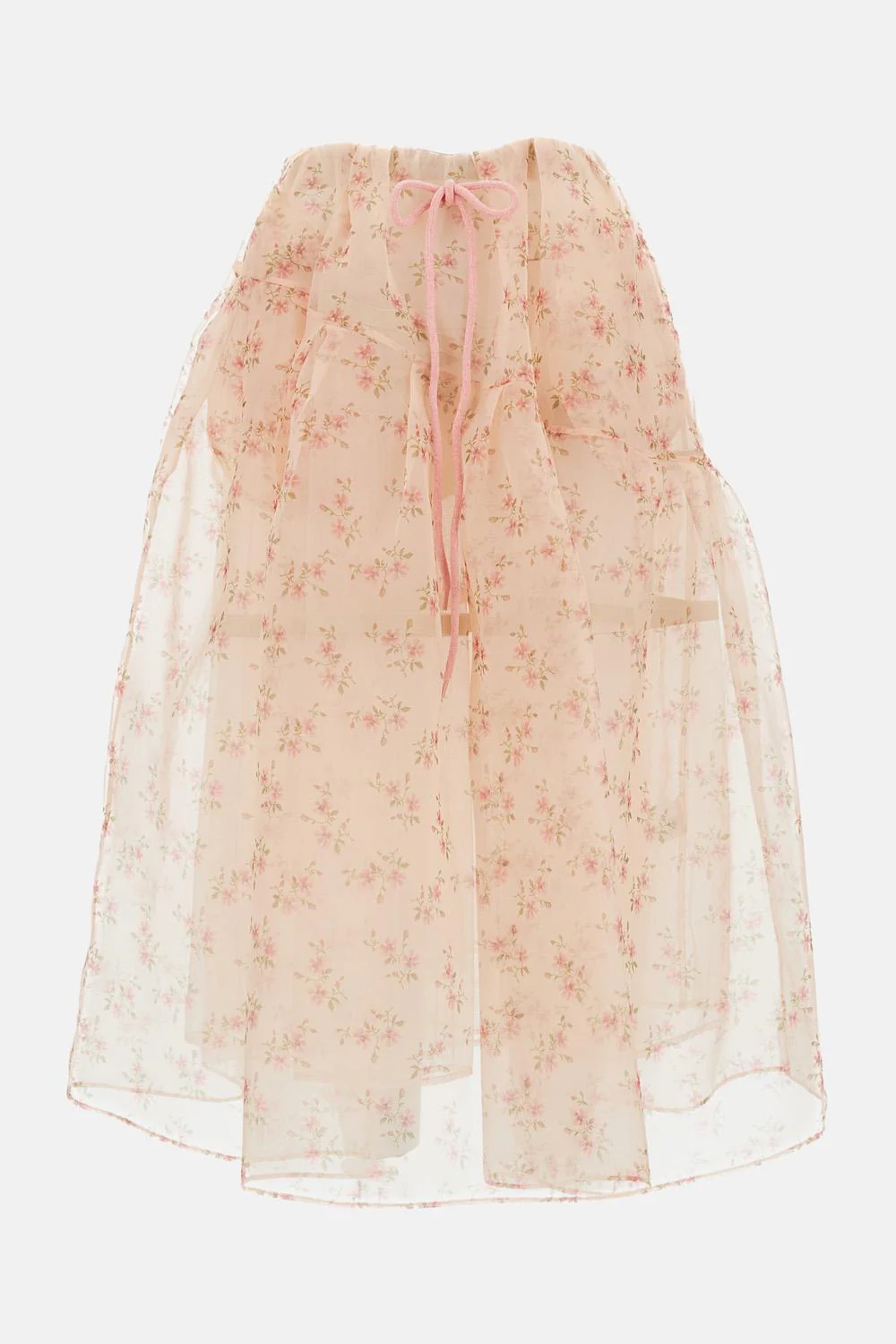 GONA IN ORGANZA A FIORELLINI