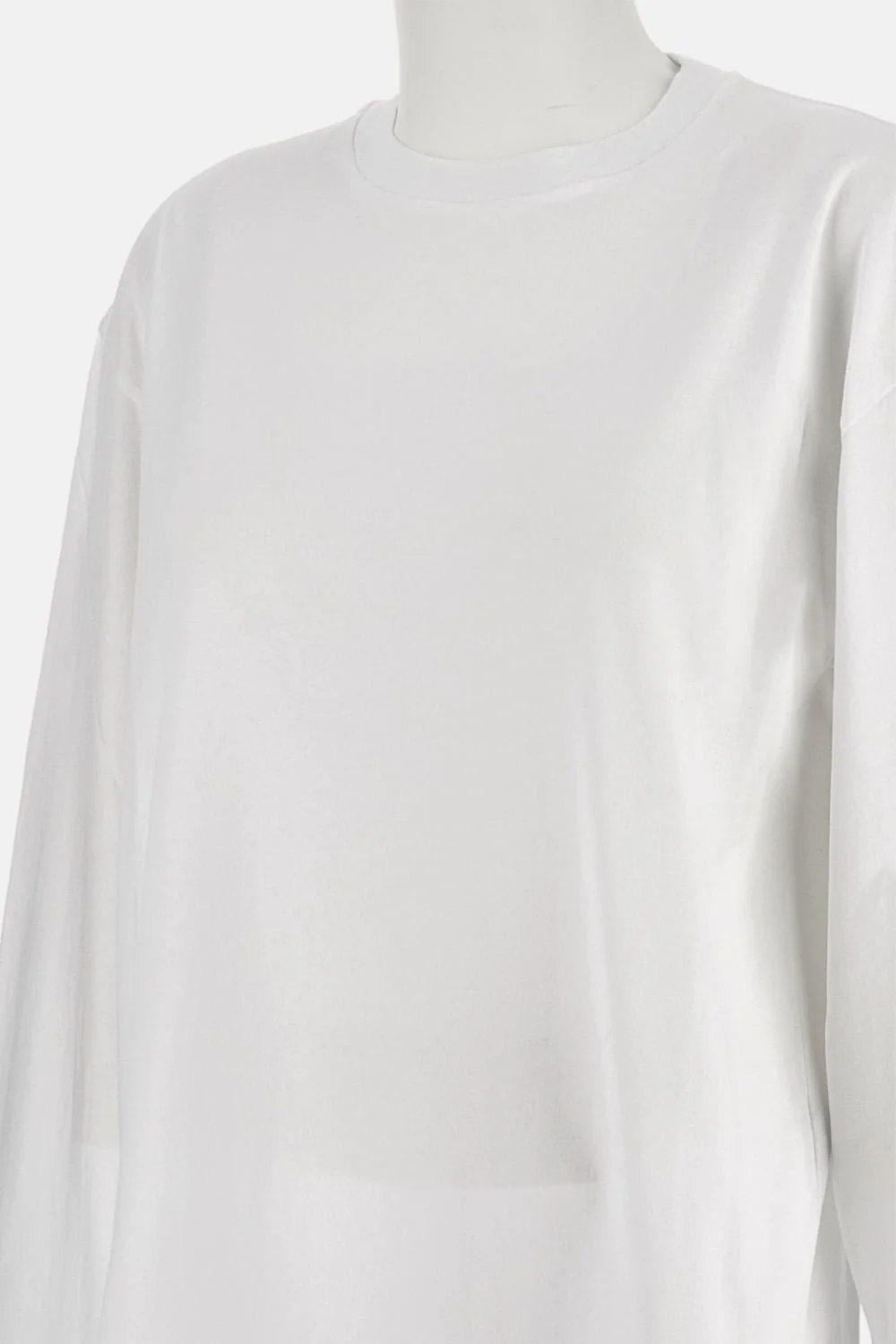MAGLIA IN COTONE A MANICHE LUNGHE - Image 3