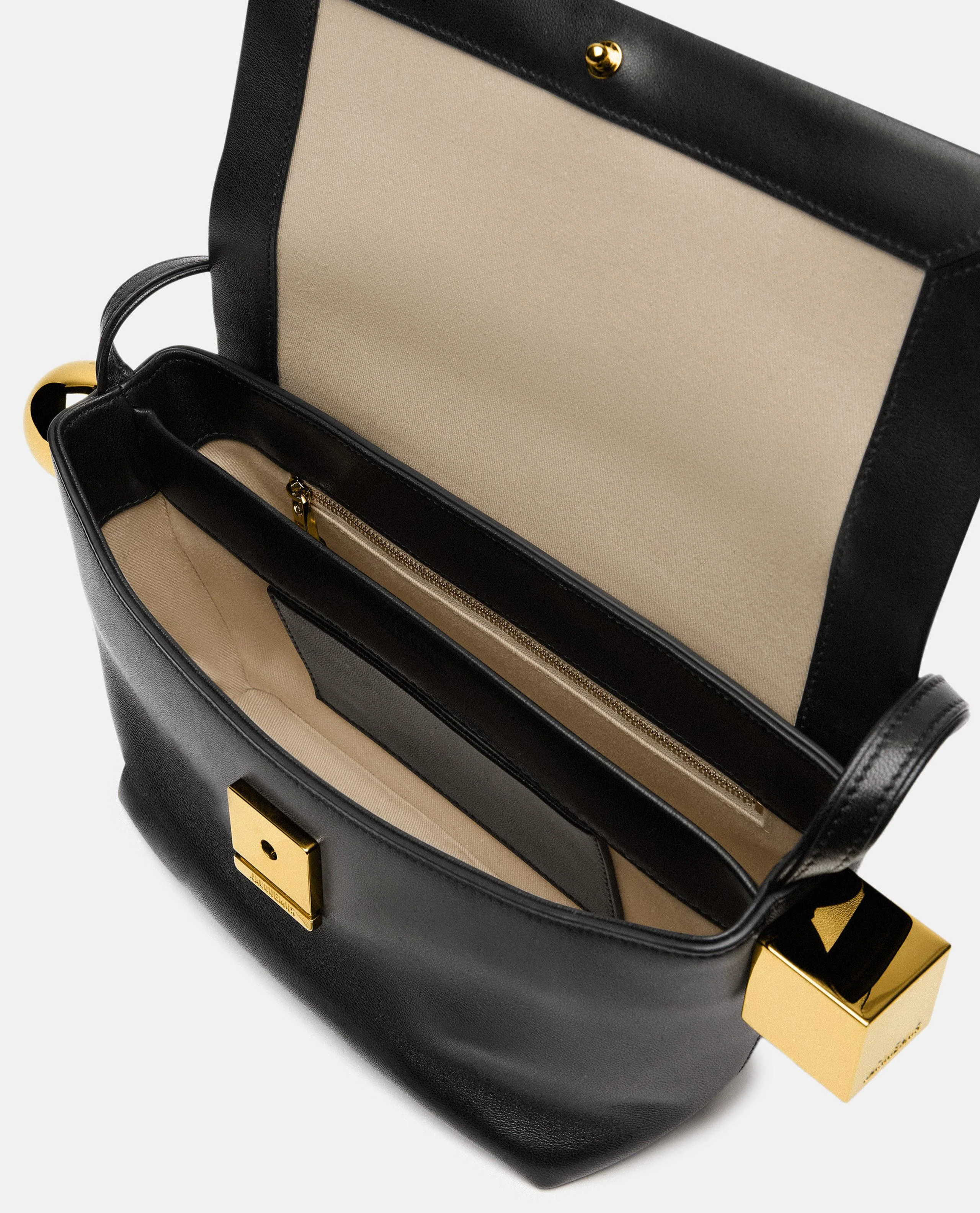 LE ROND CARRE BORSA A SPALLA IN PELLE - Image 3