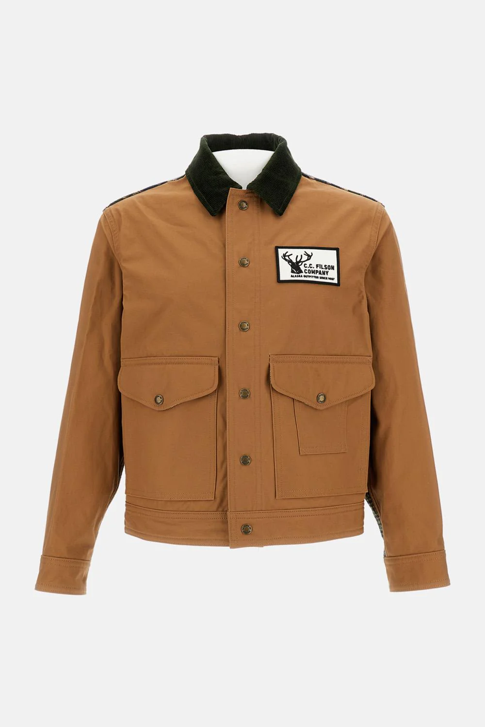 COTTON OXFORD X WOOL NYLON CHECK FILSON JACKET