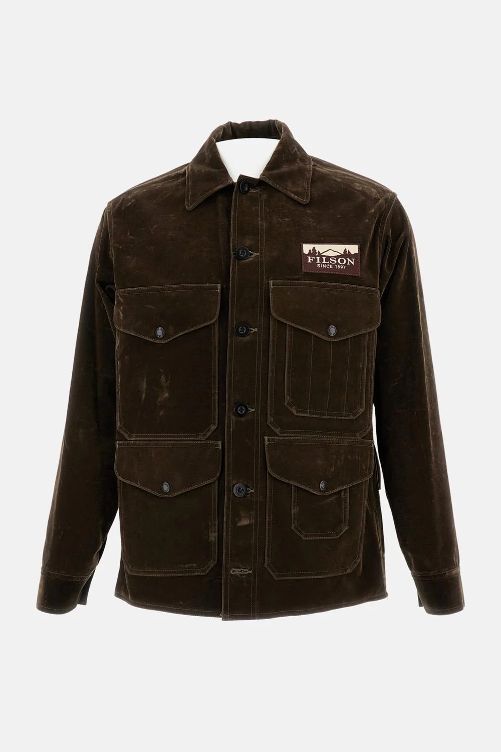 COTTON URETHANE FLOCKY DENIM FILSON JACKET