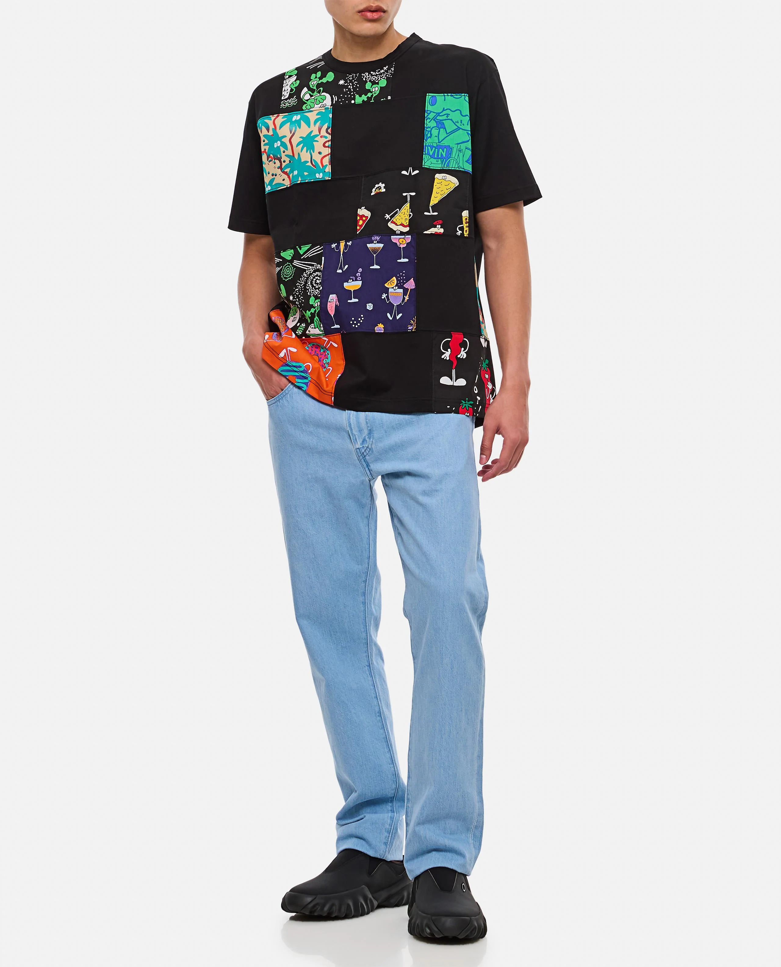 T-SHIRT IN COTONE CON PATCH - Image 2